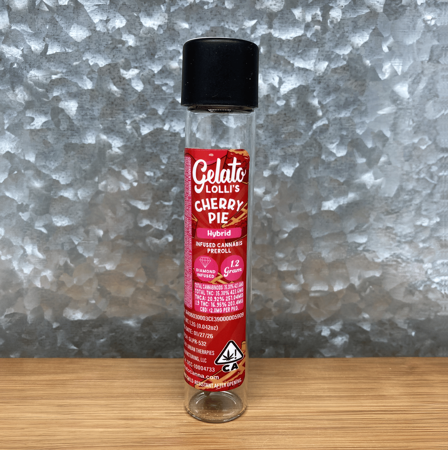 Cherry Pie Lolli 1.2g Joint - Gelato -  - $15 - Joint