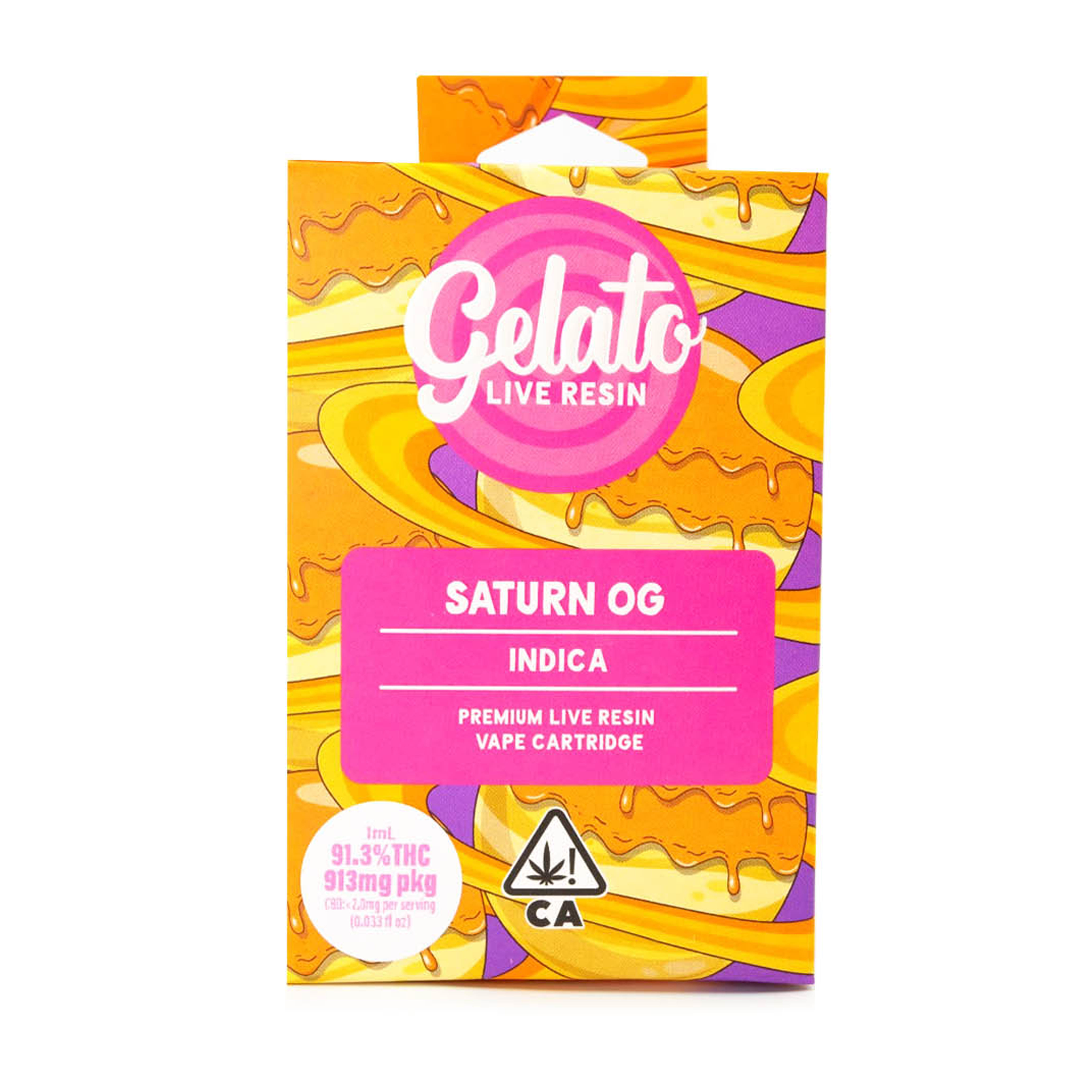 Saturn OG (I) Live Cart 1g **B2G1 EVERYDAY** **SPECIAL PRICING** - Gelato Canna Co. - Saturn OG (I) - $21 - Vape Cartridge