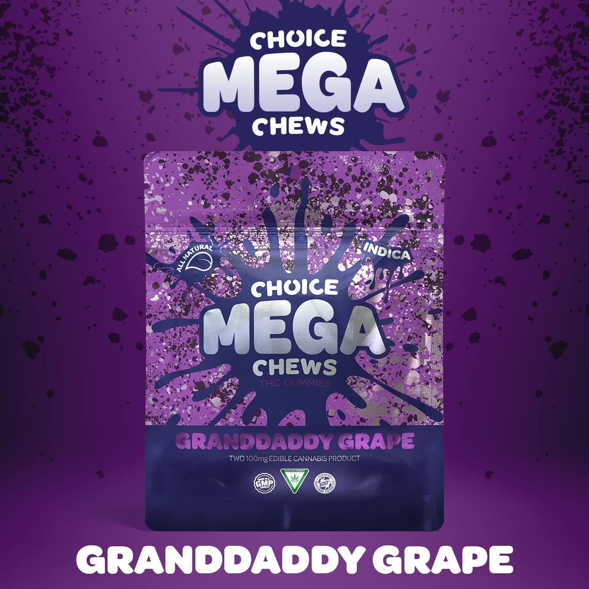 Mega Chews 200mg - Cherry Berry - Choice Chews | Shop Online