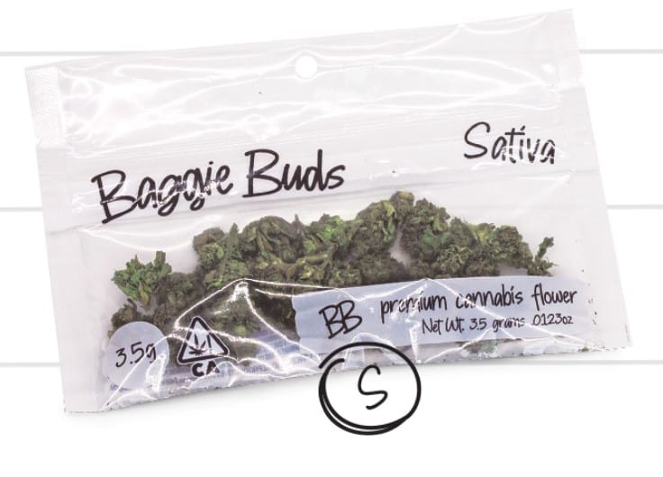 Cannaloupe Haze 3.5g - Baggie Buds - Eighth - $14 - Flowers