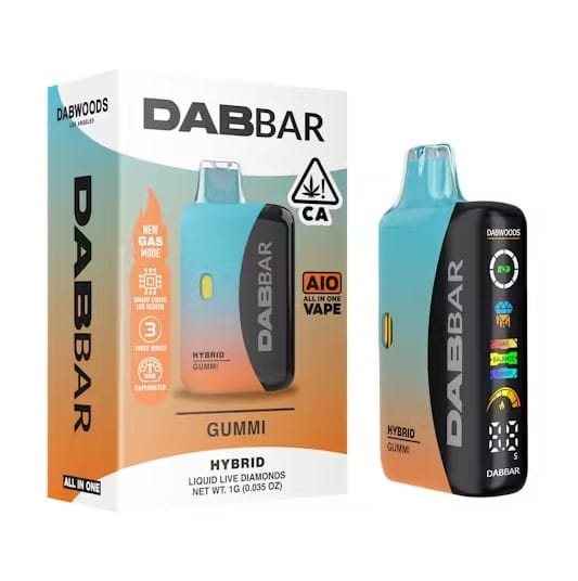 Dabwoods AIO - Gummi - Liquid Live Diamonds Dabbar 3.0 All-In-One Vape - 1g - Dabwoods - AIO - $39.99 - Disposable Vape Pens (All In One)