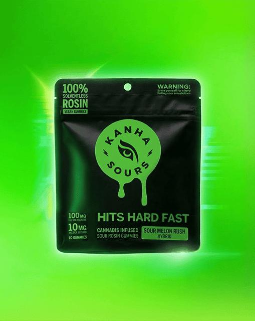 Sour Melon Rush | 100mg Rosin Gummies