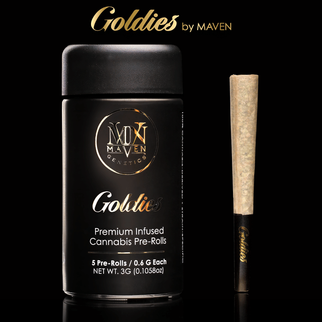 Maven Genetics β 98K Goldies Pre-Roll 5-Pack 3g
