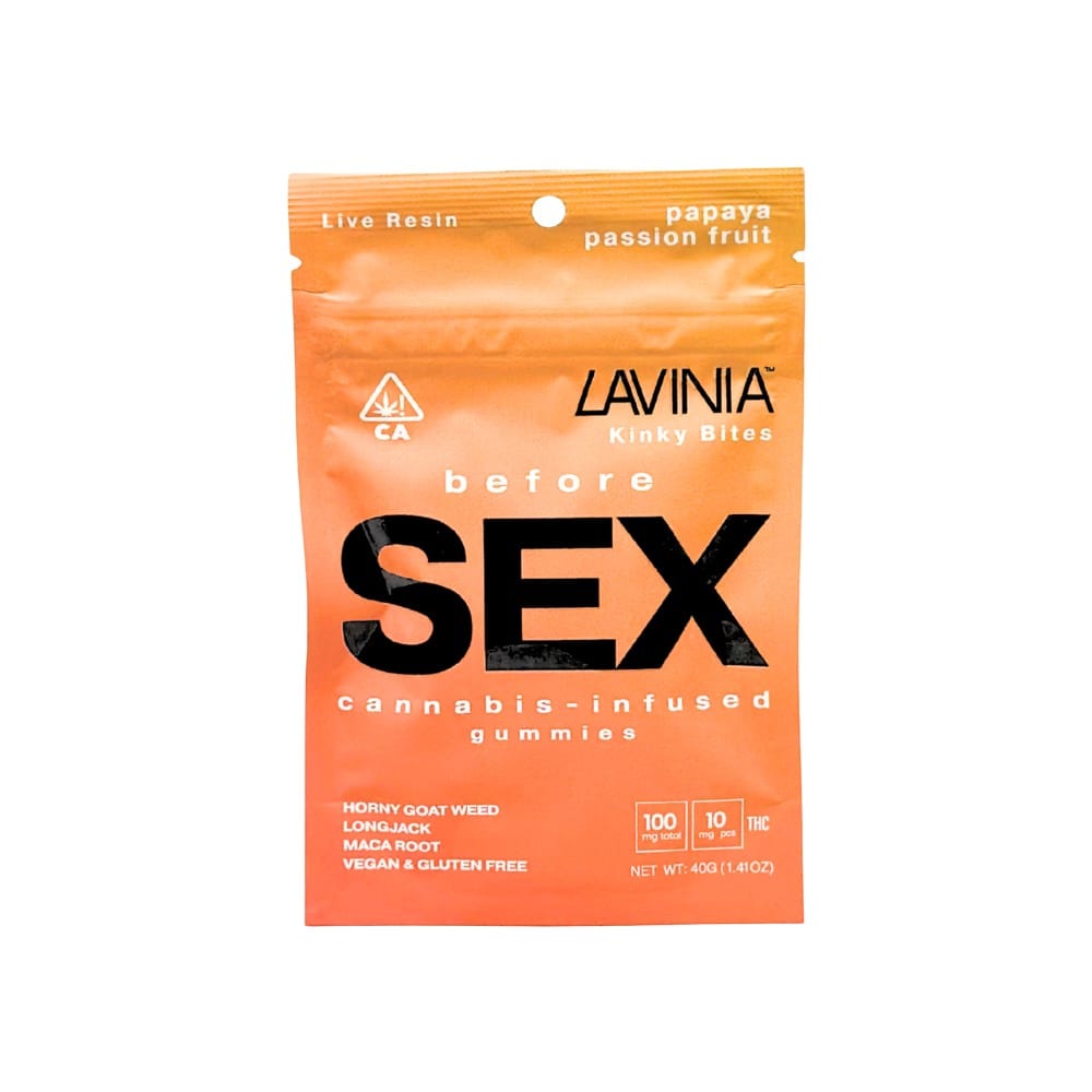 Lavinia Kinky Bites - Papaya Passion Fruit - 100mg - Lavinia -  - $19.99 - Edibles