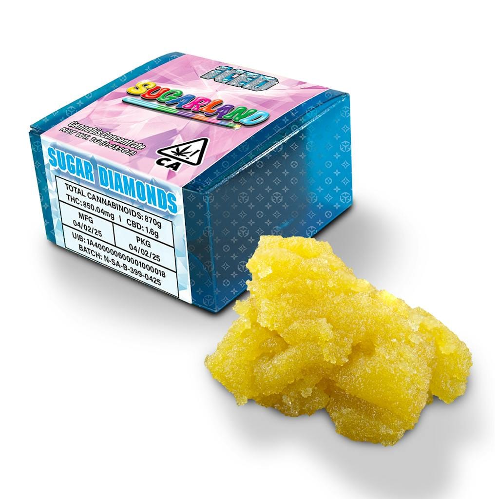 Sugarland - 1g Sugar Diamonds - ICED - 1g Sugar D - Sativa - $14 - Concentrates