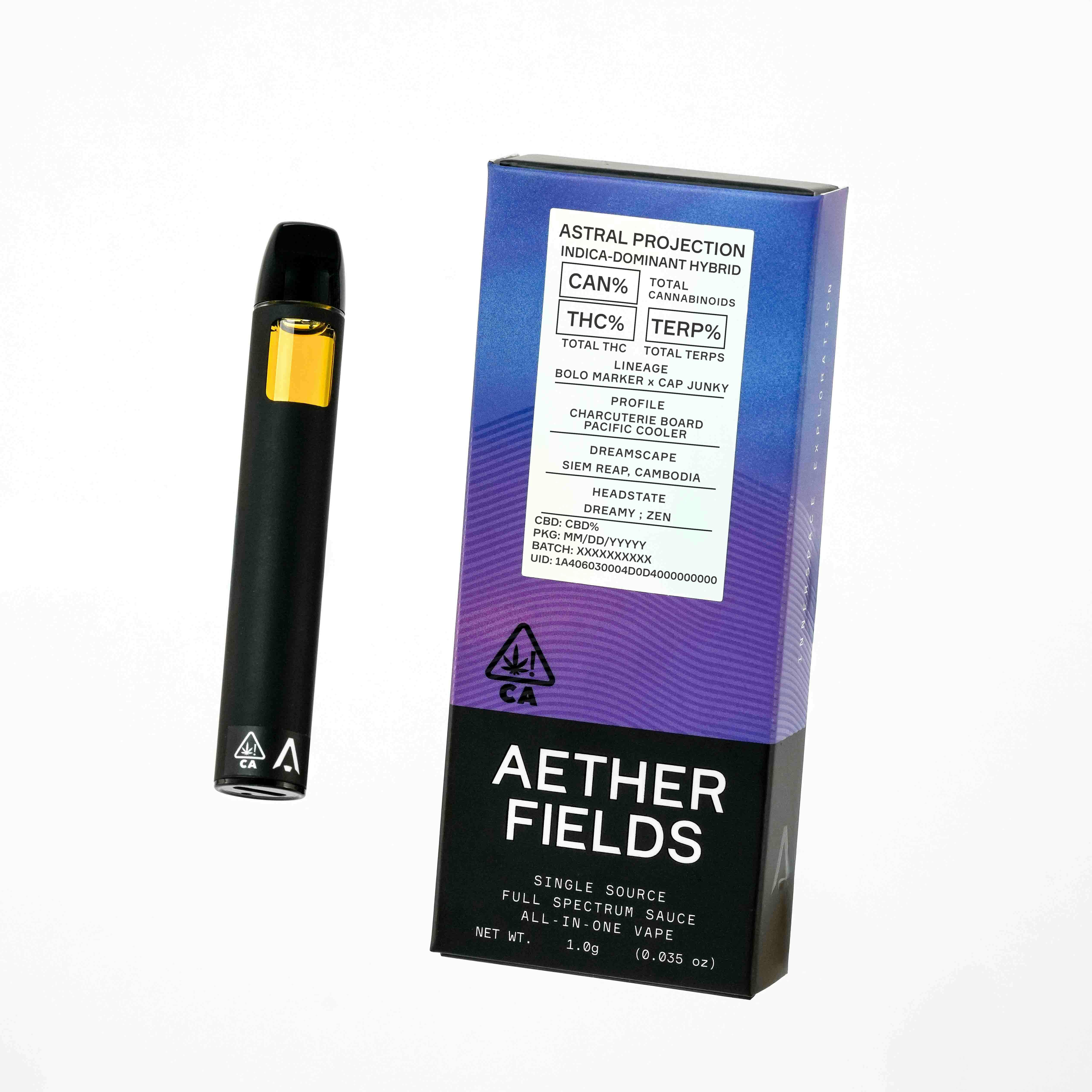 ASTRAL PROJECTION // PREMIUM AIO VAPE - 1g - AETHER FIELDS -  - $32.41 - Vapes