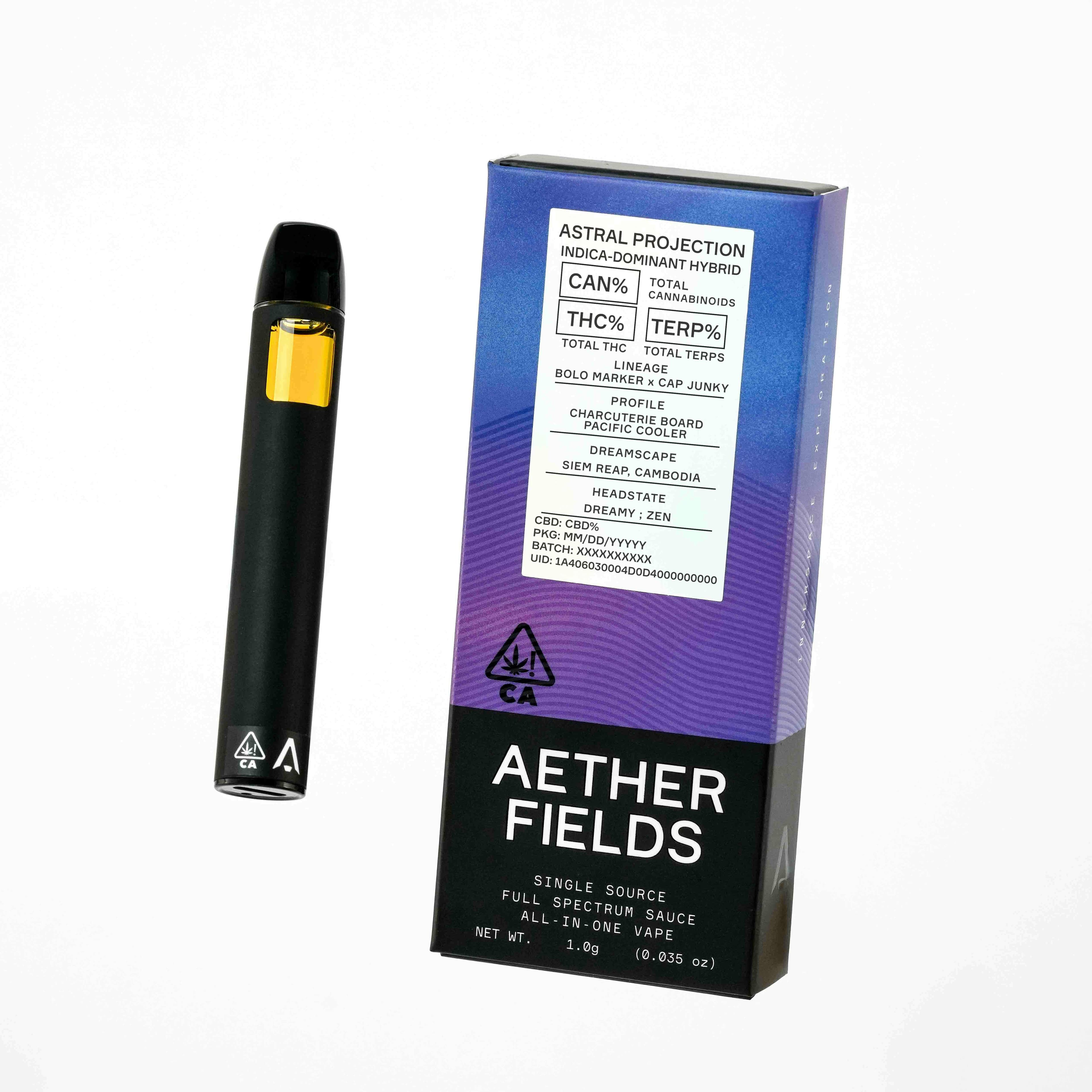 ASTRAL PROJECTION // PREMIUM AIO VAPE - 1g - AETHER FIELDS - - $32.41 - Vapes