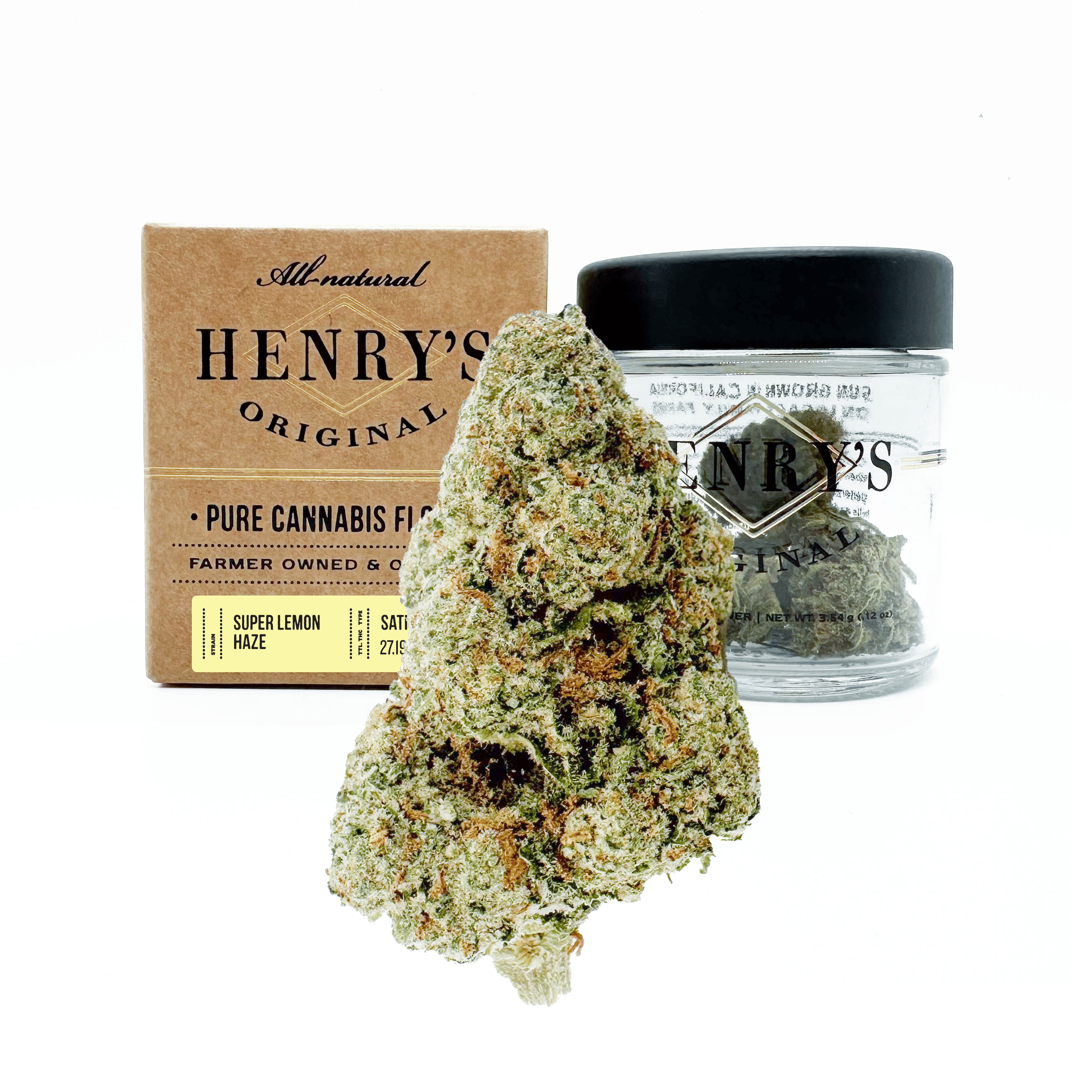 ***Super Lemon Haze - 3.5g - Henry's Original - Eighth Sativa - $23 - Flower/Infused Flower (3.5 Grams)