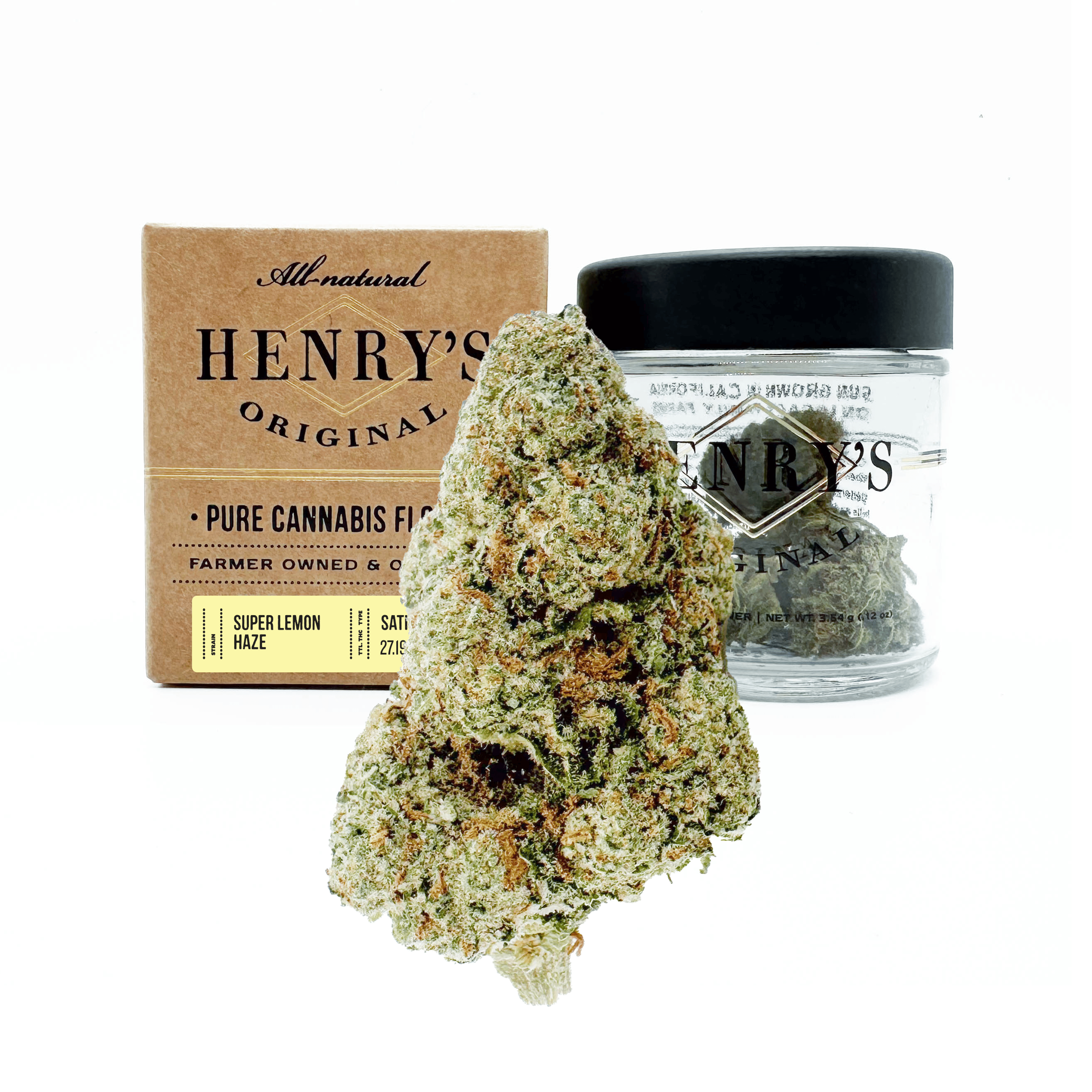 ***Super Lemon Haze - 3.5g - Henry's Original - Eighth Sativa - $23 - Flower/Infused Flower (3.5 Grams)