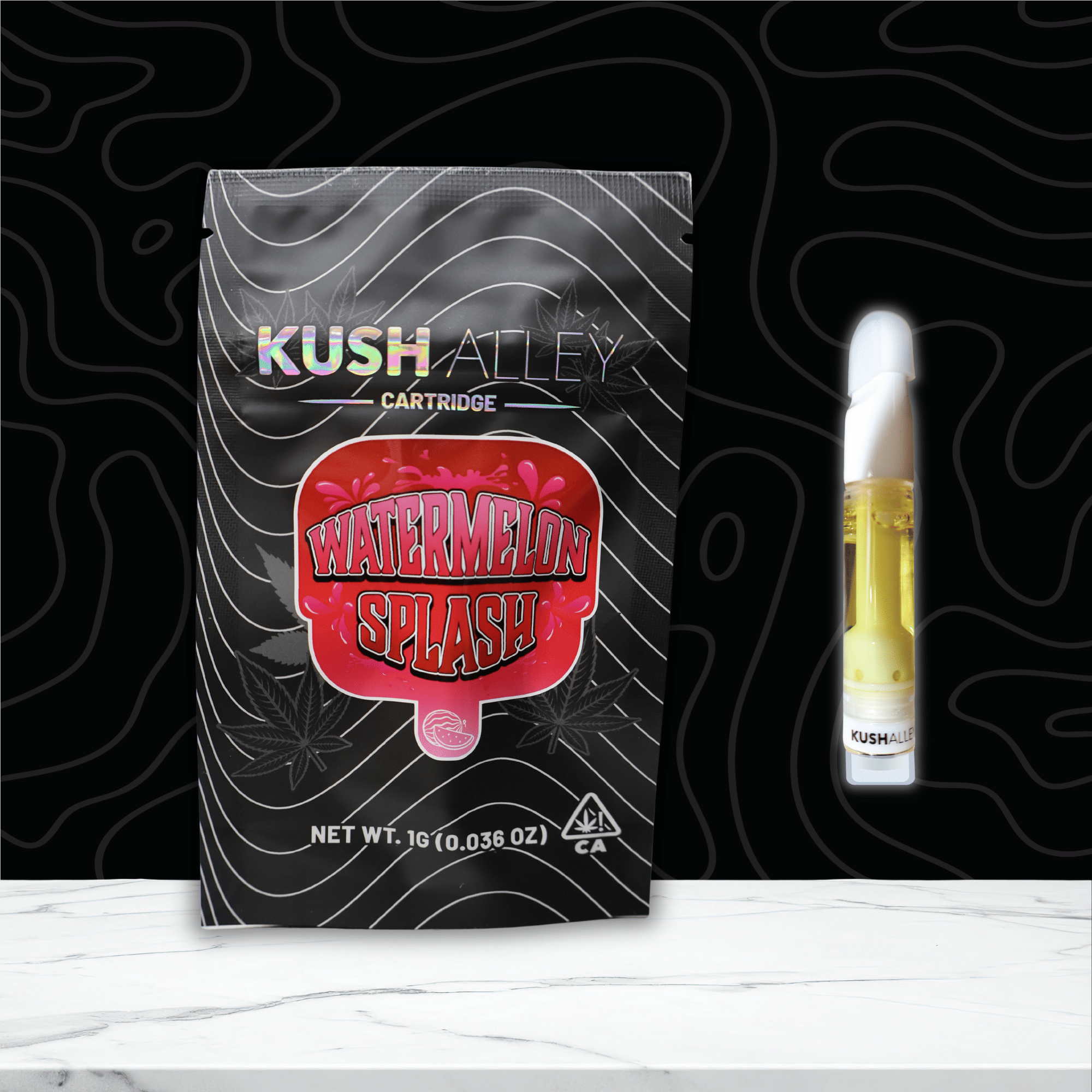 Cartridge - Watermelon Splash - Kush Alley Premium - Full Gram - $19 - Cartridge