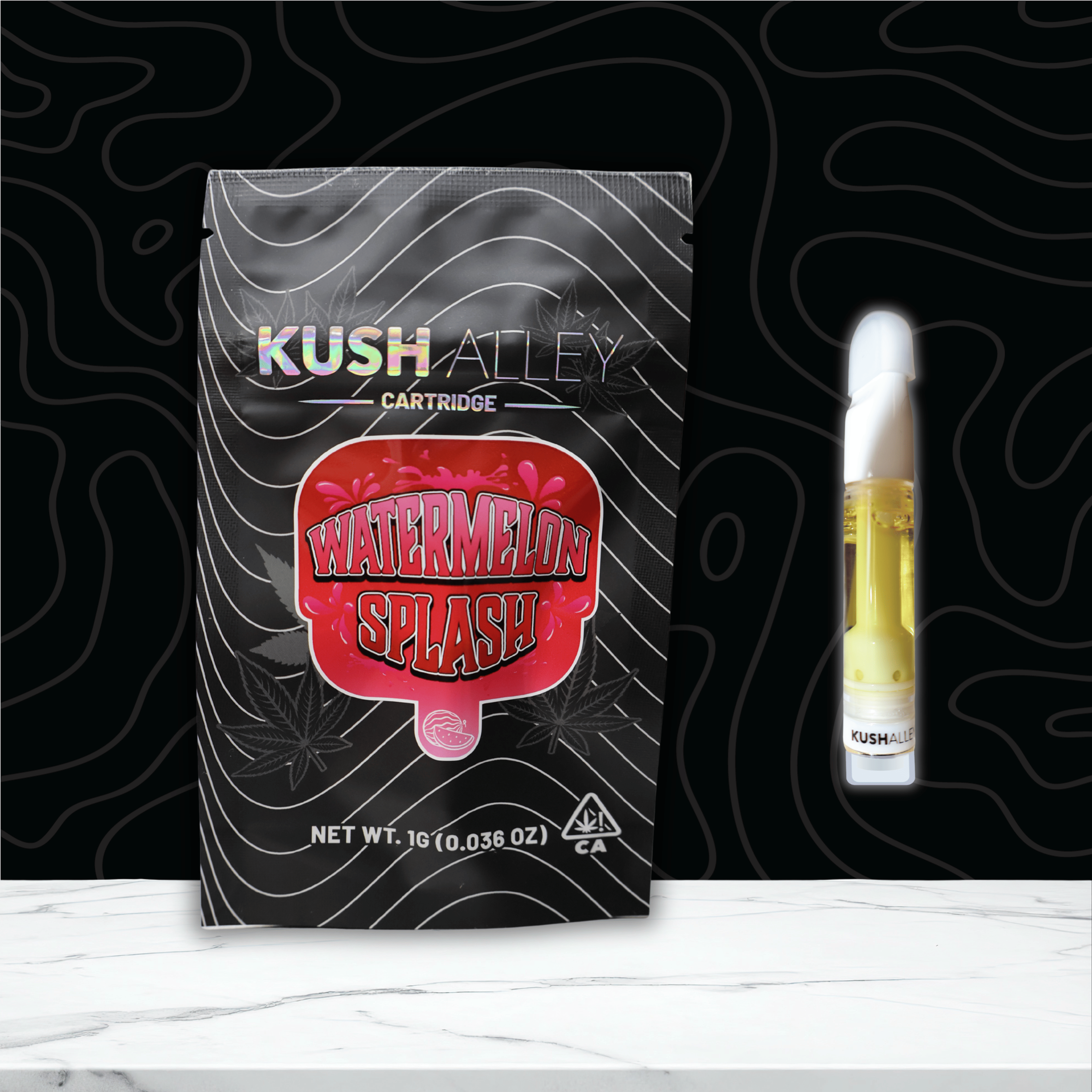 Cartridge - Watermelon Splash - Kush Alley Premium - Full Gram - $19 - Cartridge