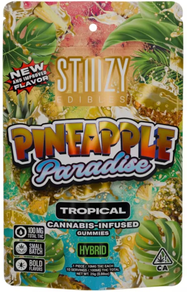 Pineapple Paradise Gummies - 100mg - STIIIZY - Pineapple Paradise - $14 - Gummies