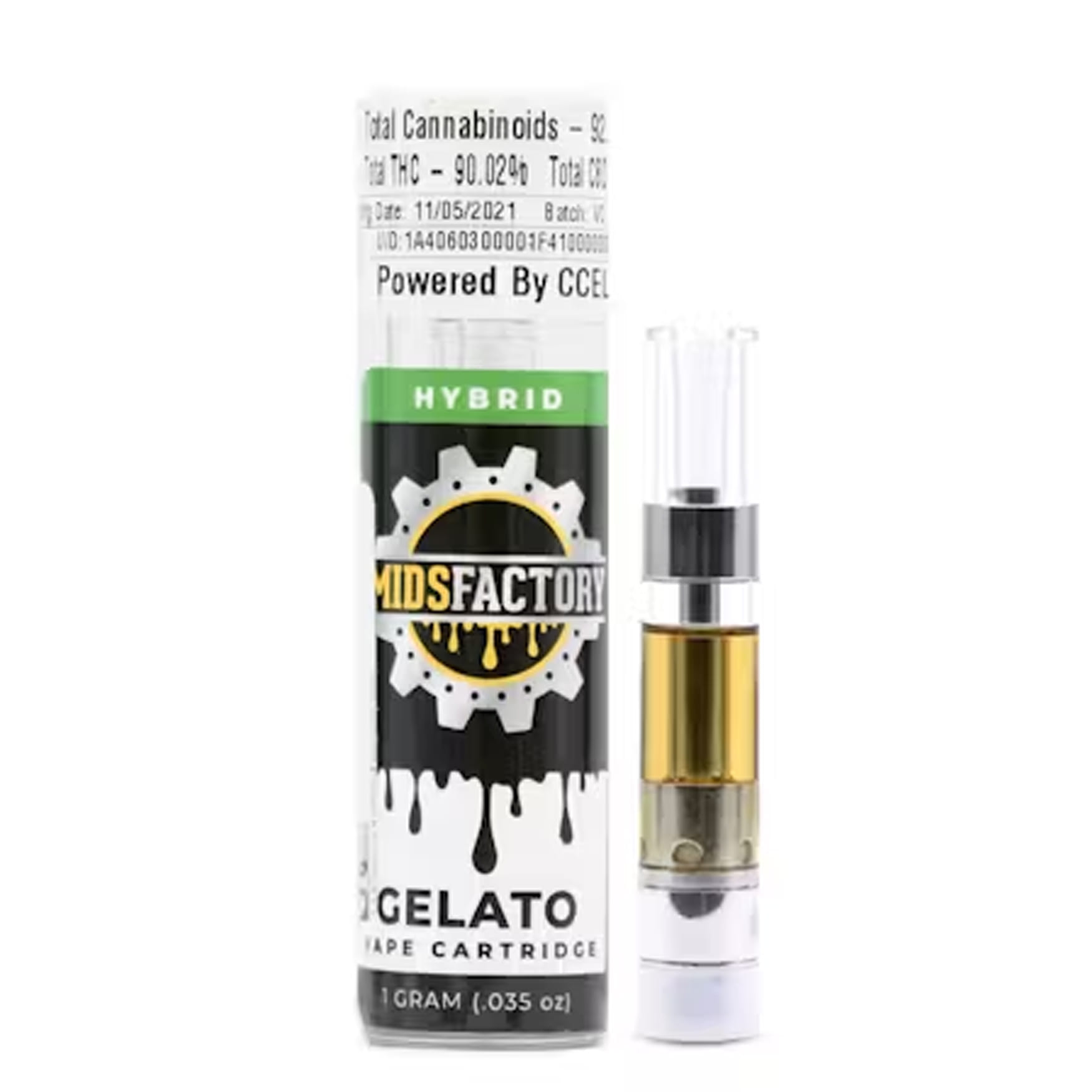Gelato (H) 1g **B2G1 EVERYDAY** - Midsfactory - Gelato (H) - $18 - Vape Cartridge