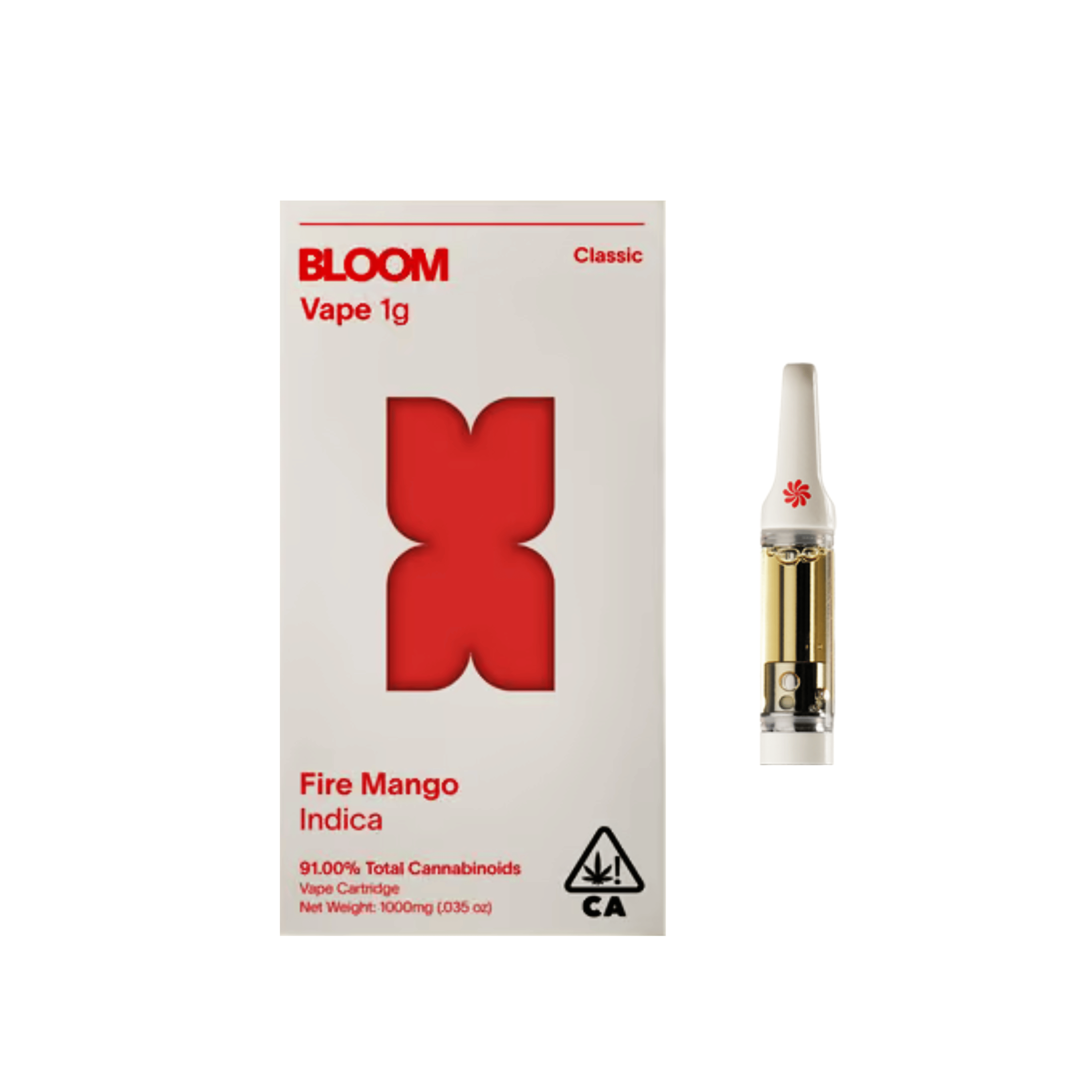 Classic | Fire Mango Cartridge - 1g - Bloom - - $30 - Cartridges / Pods