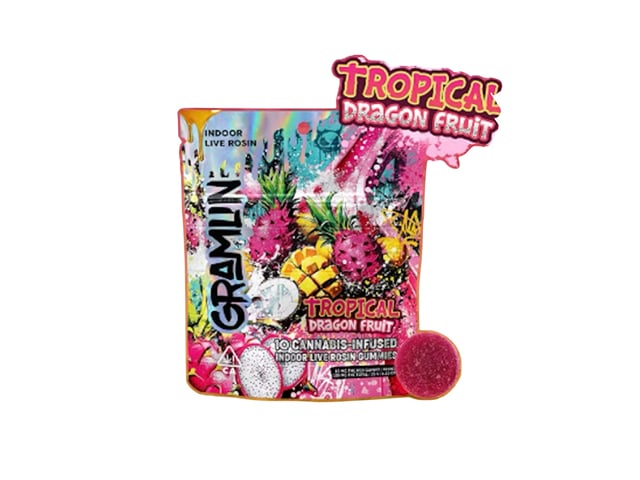 Tropical Dragon Fruit - 100mg Live Rosin Gummies