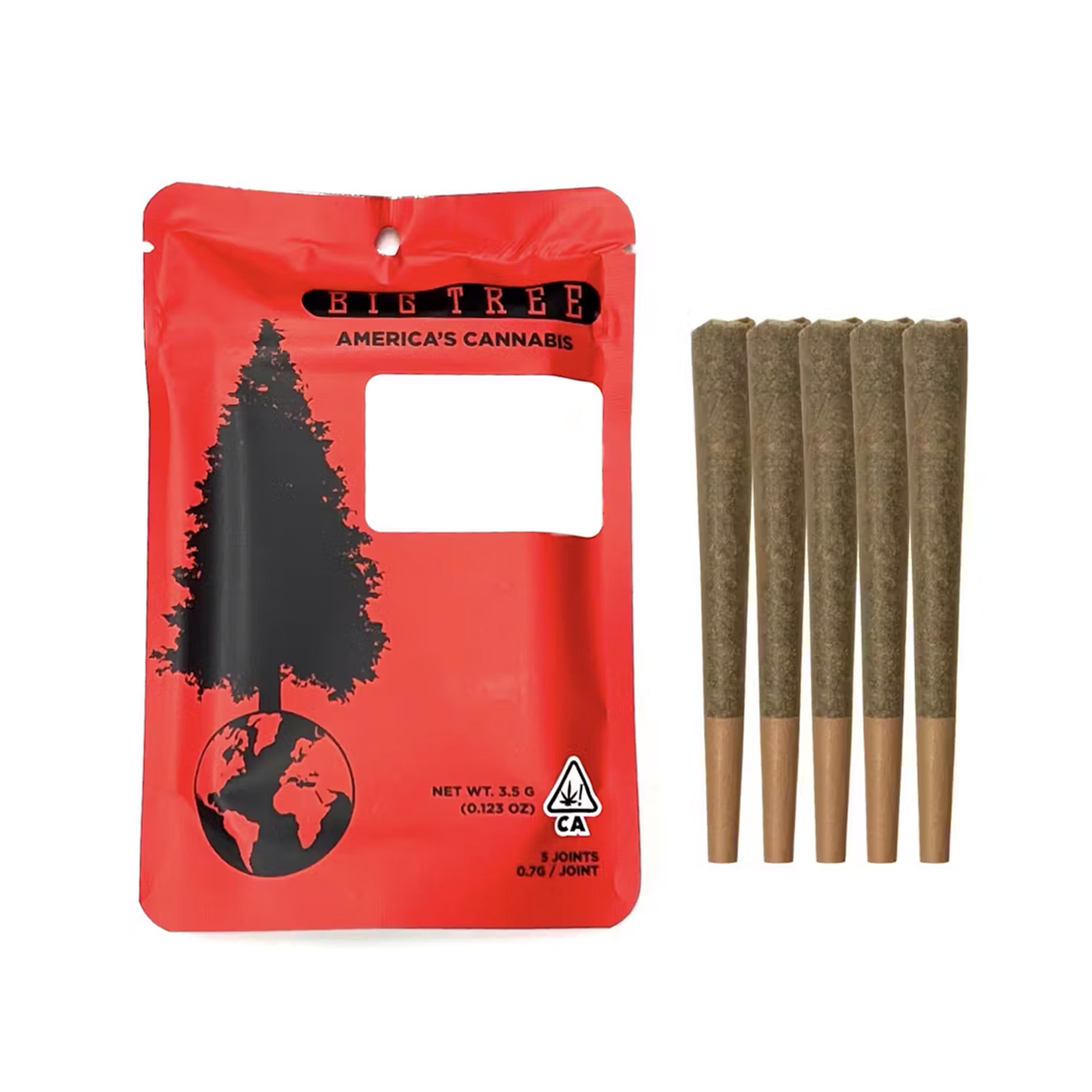 L.A. Confidential - 5pk 1G Pre Rolls - Big Tree - L.A. Confidential 5pk (I) - $15 - Pre-Rolls