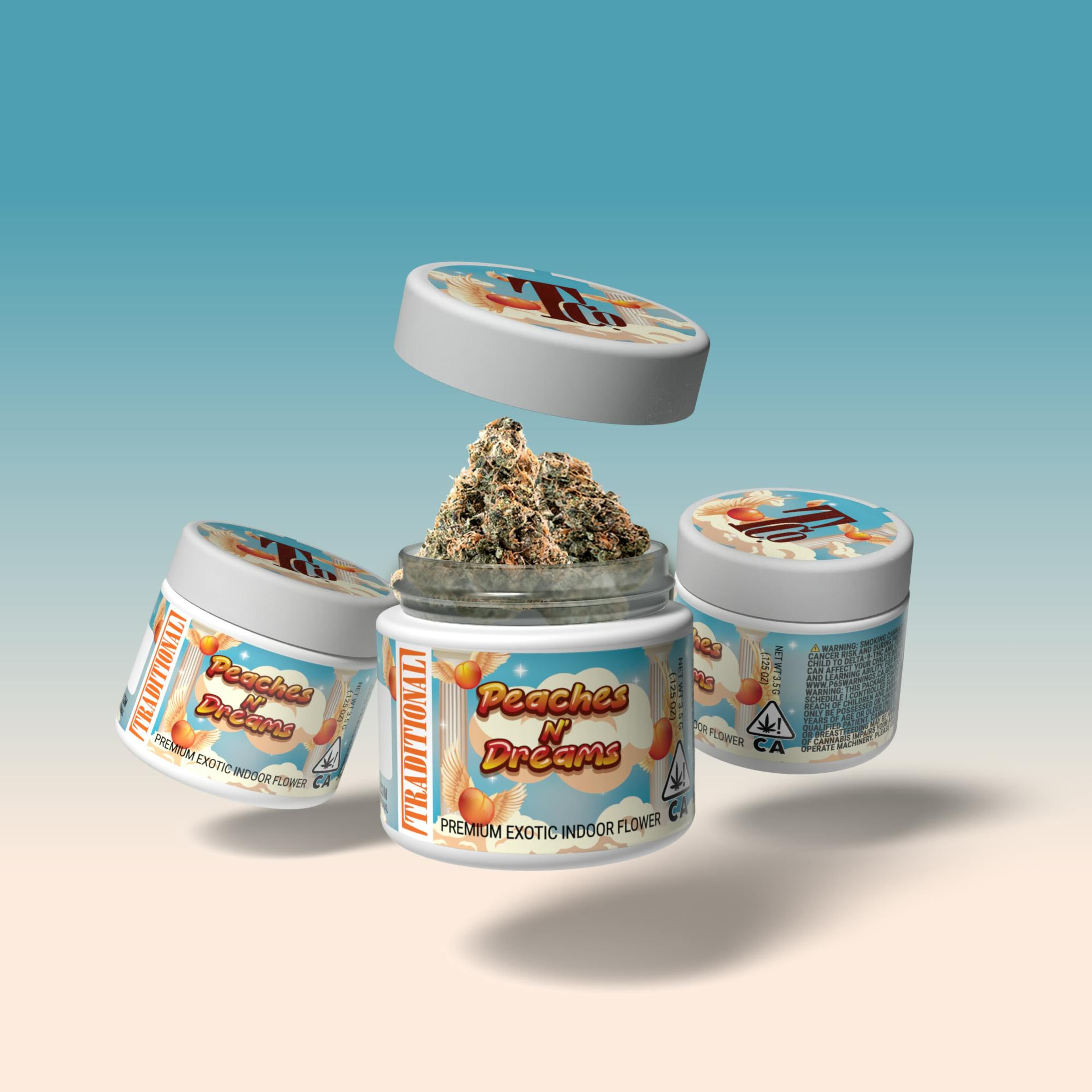 Peaches N' Dreams 26.49% - Premium Exotic Indoor 5G - Traditional - Peaches N' Dreams (S) - $39.99 - Flower