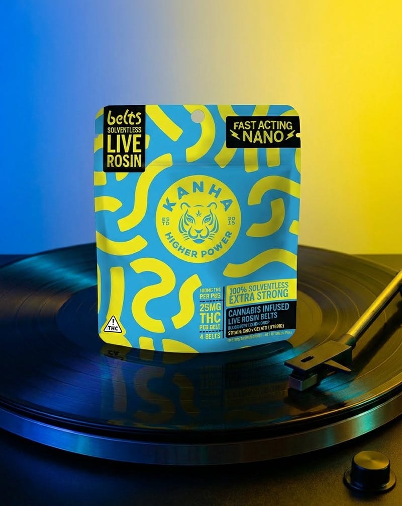 Blueberry Lemon Drop | Rosin Belts | Hybrid | 4-pack - KANHA -  - $24 - Edibles