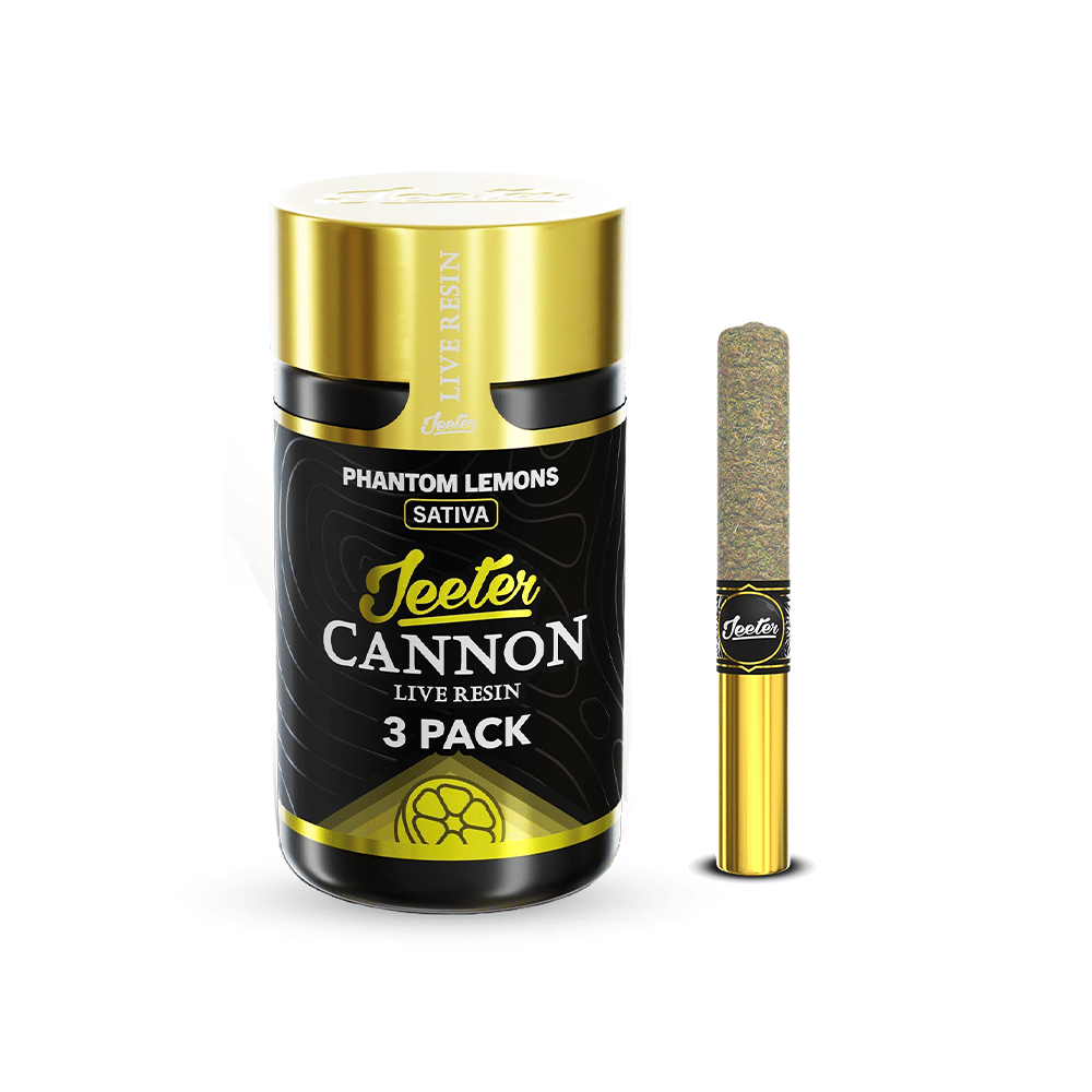 Jeeter Infused Rosin Cannons 0.5G x 3 Prerolls Phantom Lemons - Jeeter -  - $45 - Pre-Rolls