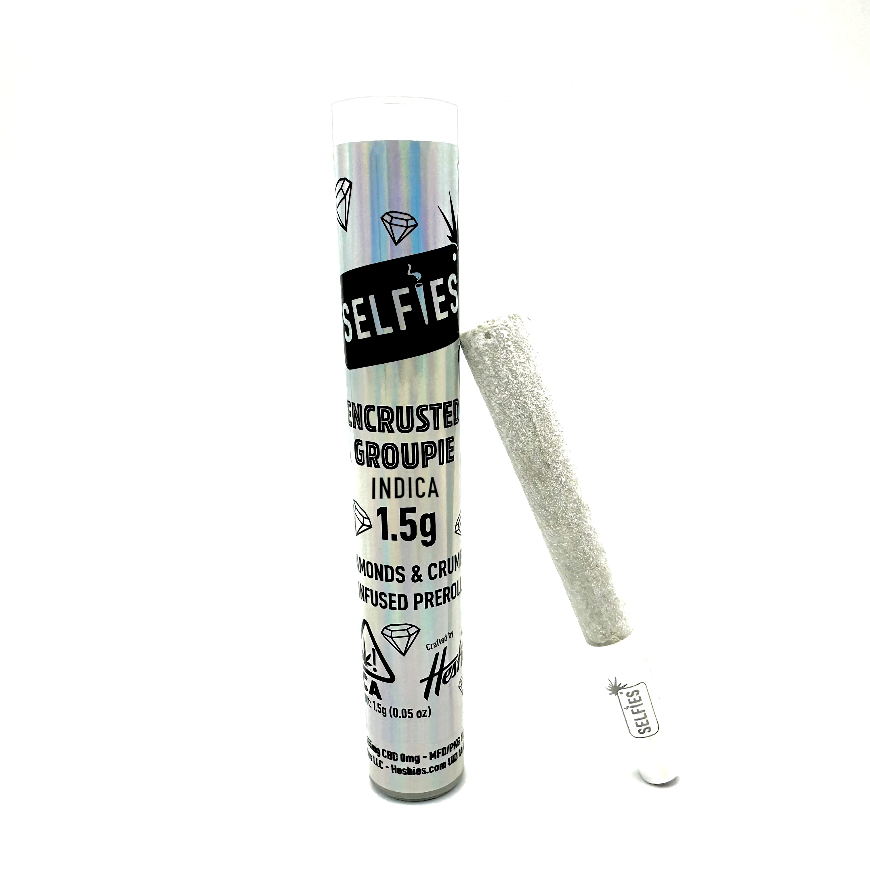 Platinum Kush - 1.5g Infused Preroll - Selfies - Infused PR - Indica - $17 - Infused Preroll