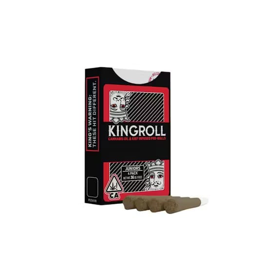 King Louis XIII x Queen Z | Infused KingRoll Jrs. (4-Pack) [3g] - Kingpen -  - $32 - Pre-Rolls