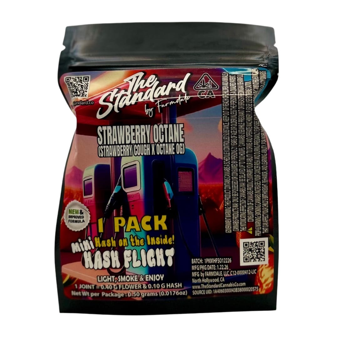 STRAWBERRY OCTANE .5G MINI HASH FLIGHT - THE STANDARD -  - $6.50 - Pre-Rolls