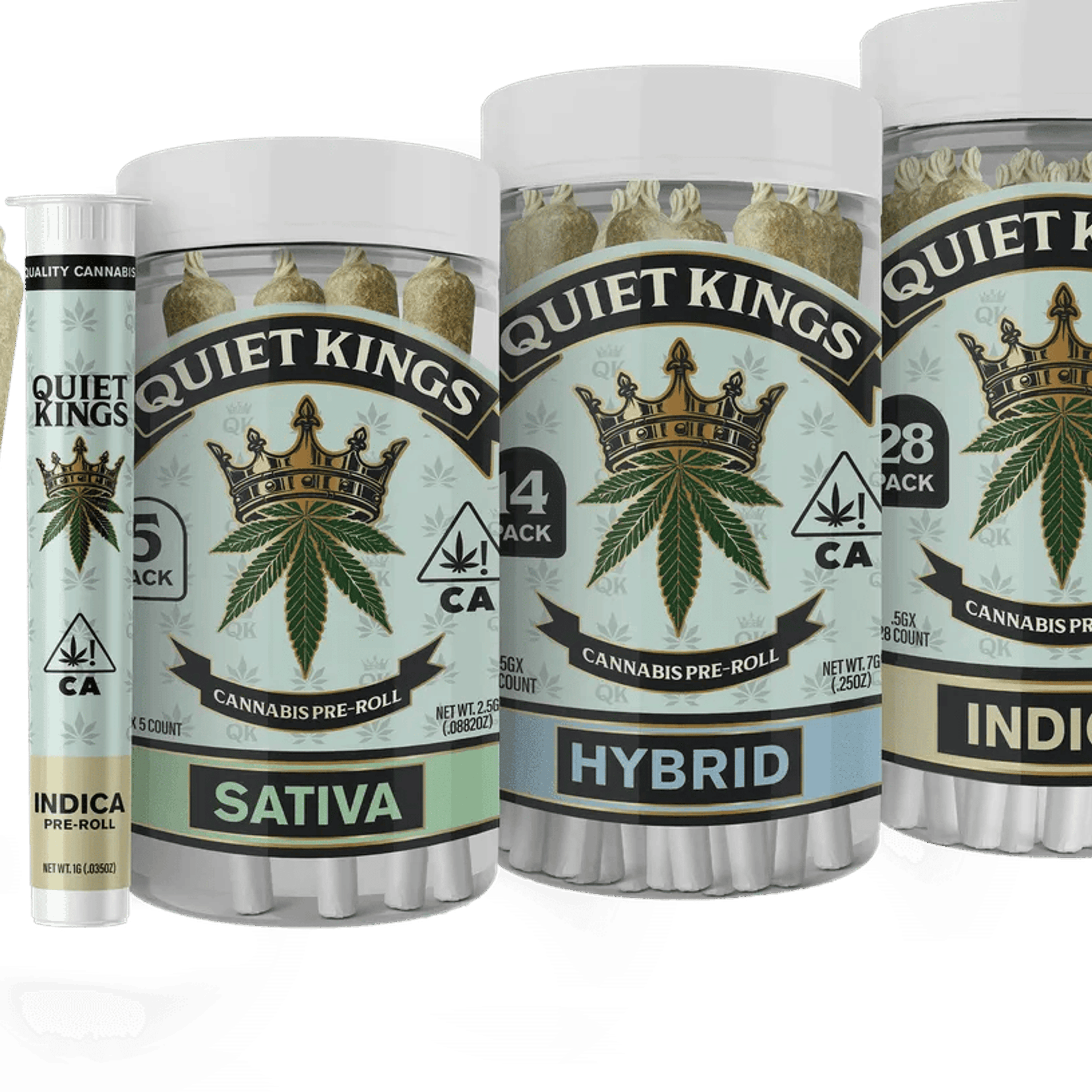 Quiet Kings - OZ Kush 1g Pre Roll - Quiet Kings - - $5 - Pre-Rolls
