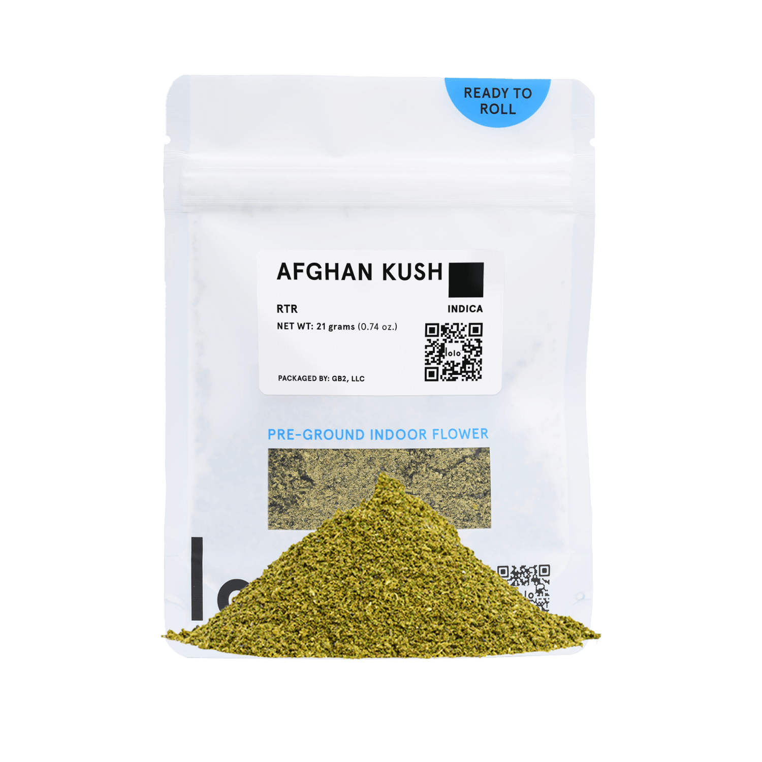Afghan Kush Ready To Roll (Pre-ground) 21g - Lolo -  - $26.50 - Flower