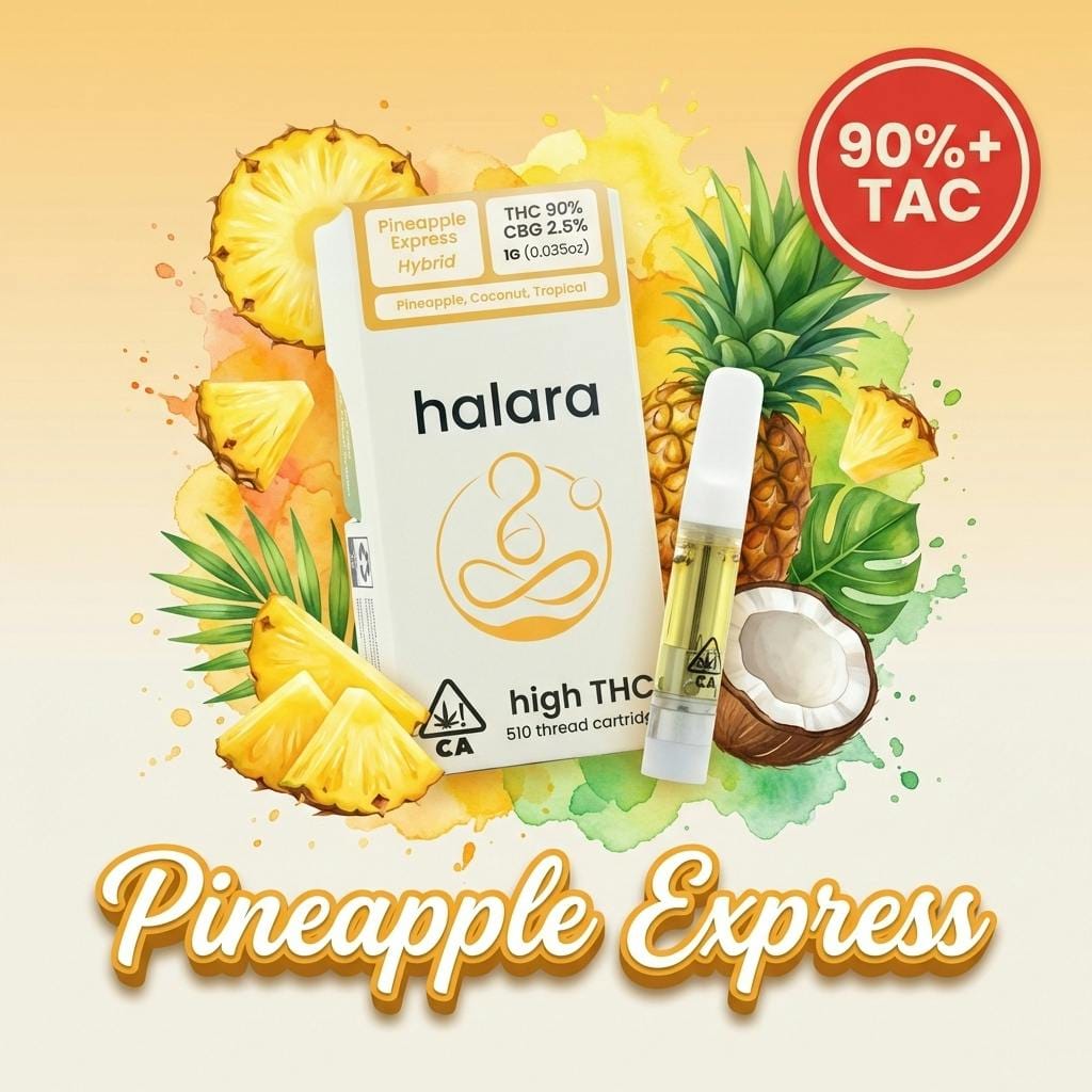 Pineapple Express 1G Cartridge High THC - HALARA -  - $28 - Vape