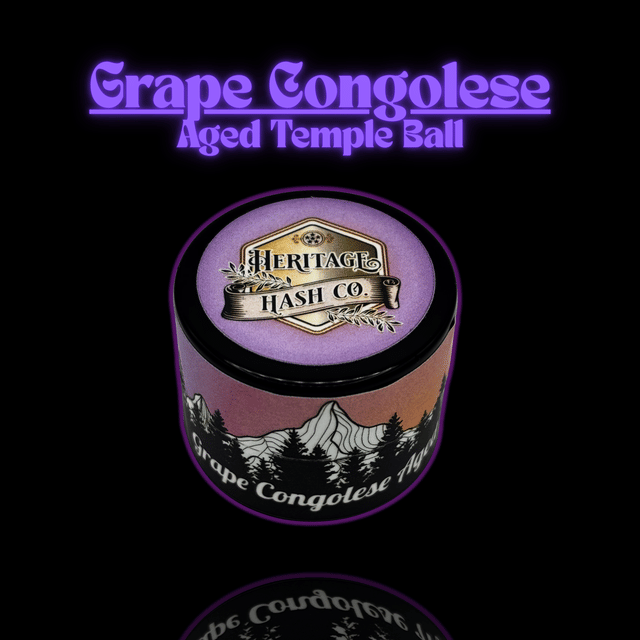 Heritage Hash Co. — Grape Congolese Aged Temple Ball
