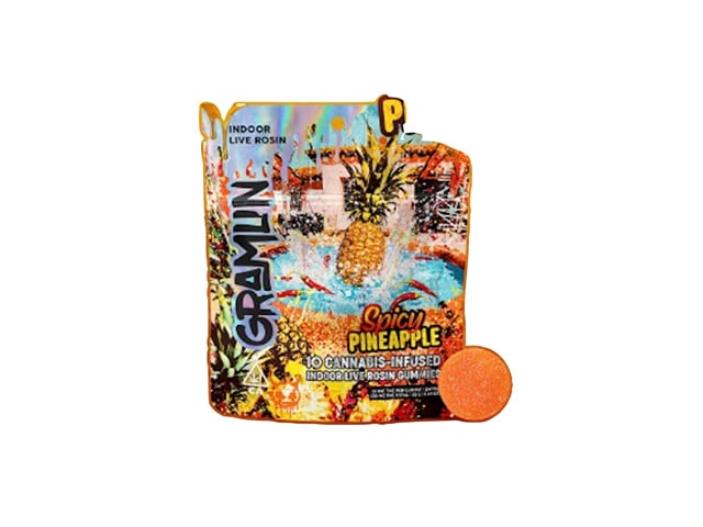 Spicy Pineapple - 100mg Live Rosin Gummies