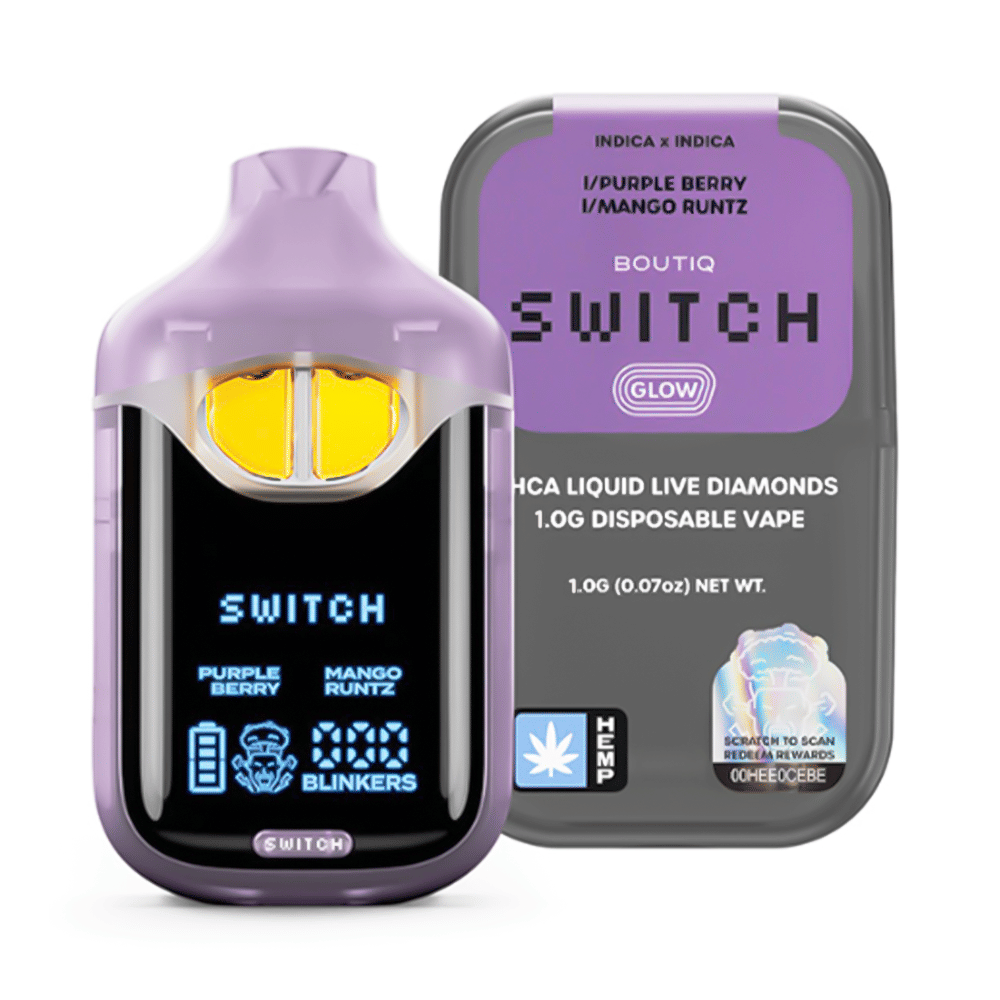 Boutiq Switch AIO | 1g - Purple Berry(I) / Mango Runtz(I) - Indica - Boutiq -  - $22 - All-In-Ones