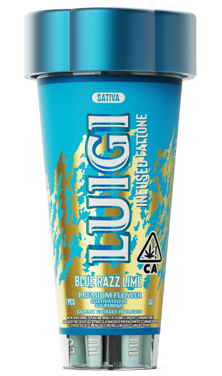 Luigi: Blue Razz Lime 4-In-1 Fattone