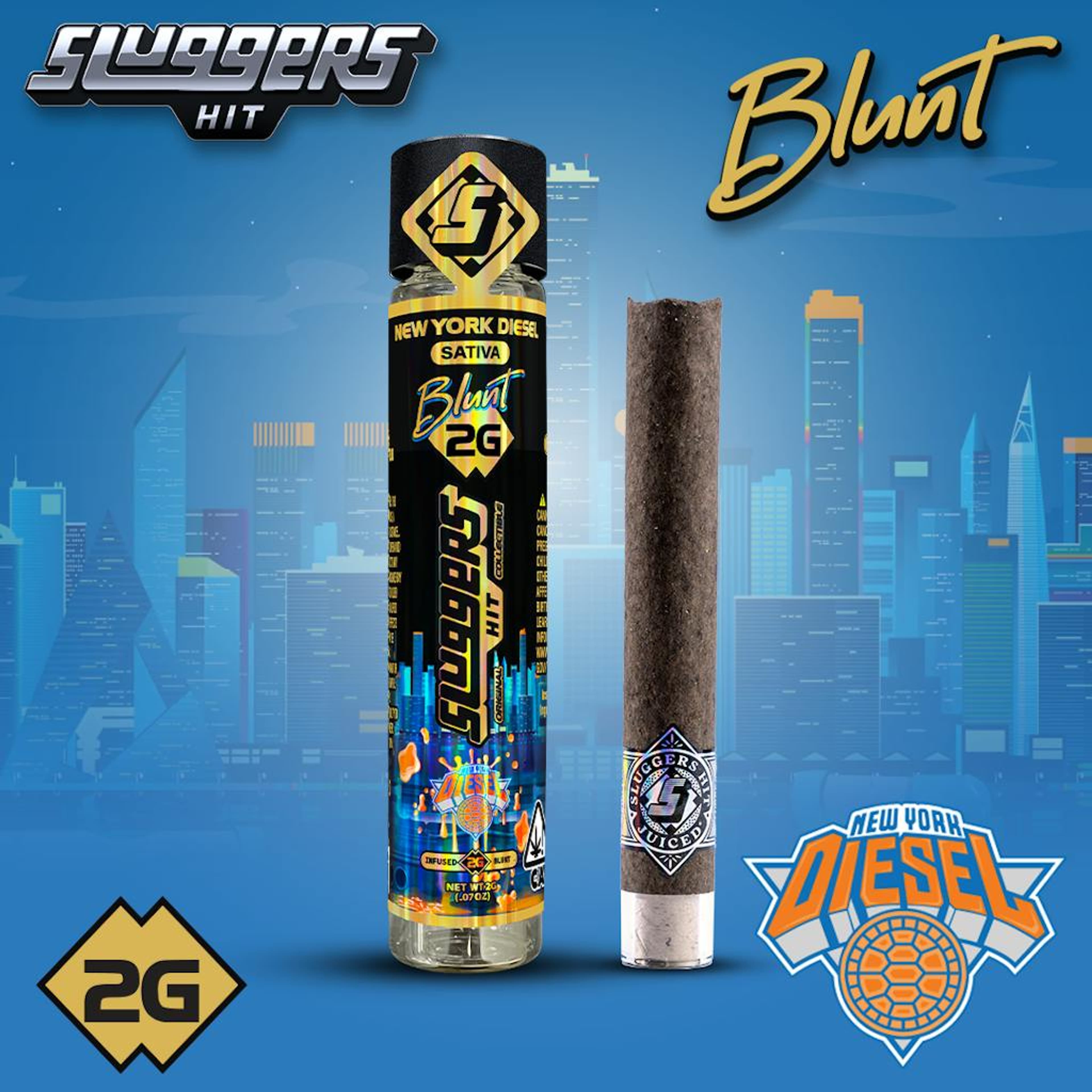 NYC DIESEL 2G BLUNT - SLUGGERS - - $17.25 - Pre-Rolls