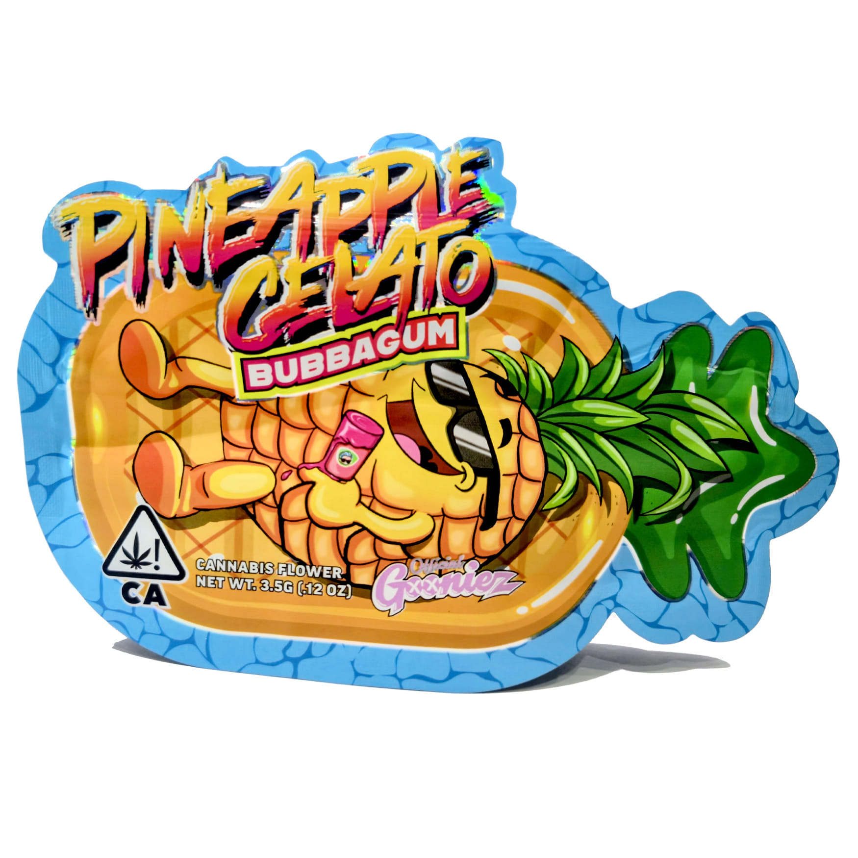 Pineapple Gelato Bubbagum (I/H) 25% - 3.5G *SPECIAL PRICING* - Official Gooniez - Eighth - $53 - Exotic Eighths - Buy 8 Mix & Match get 13.5% Off PLUS $.01 Punch T1 Rosin