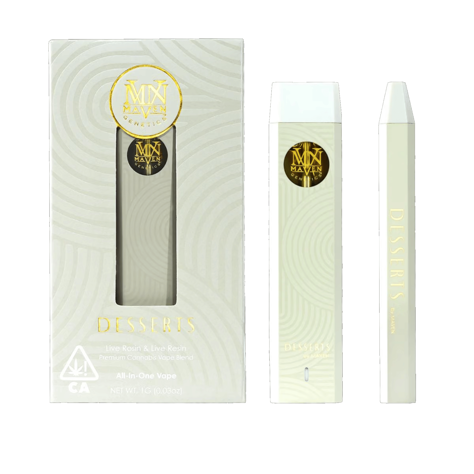 Alchemy - Desserts - Disposable - Maven Genetics - One Gram - $49.99 - Disposable Vape (All-In-One, Battery Built-In)