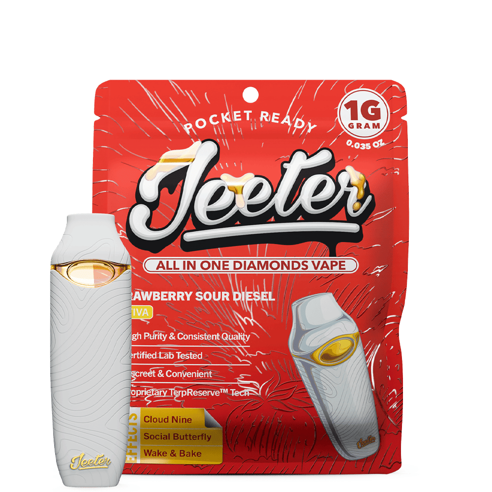 Strawberry Sour Diesel Liquid Diamond All-In-One (1G) - Jeeter -  - $30 - Cartridge