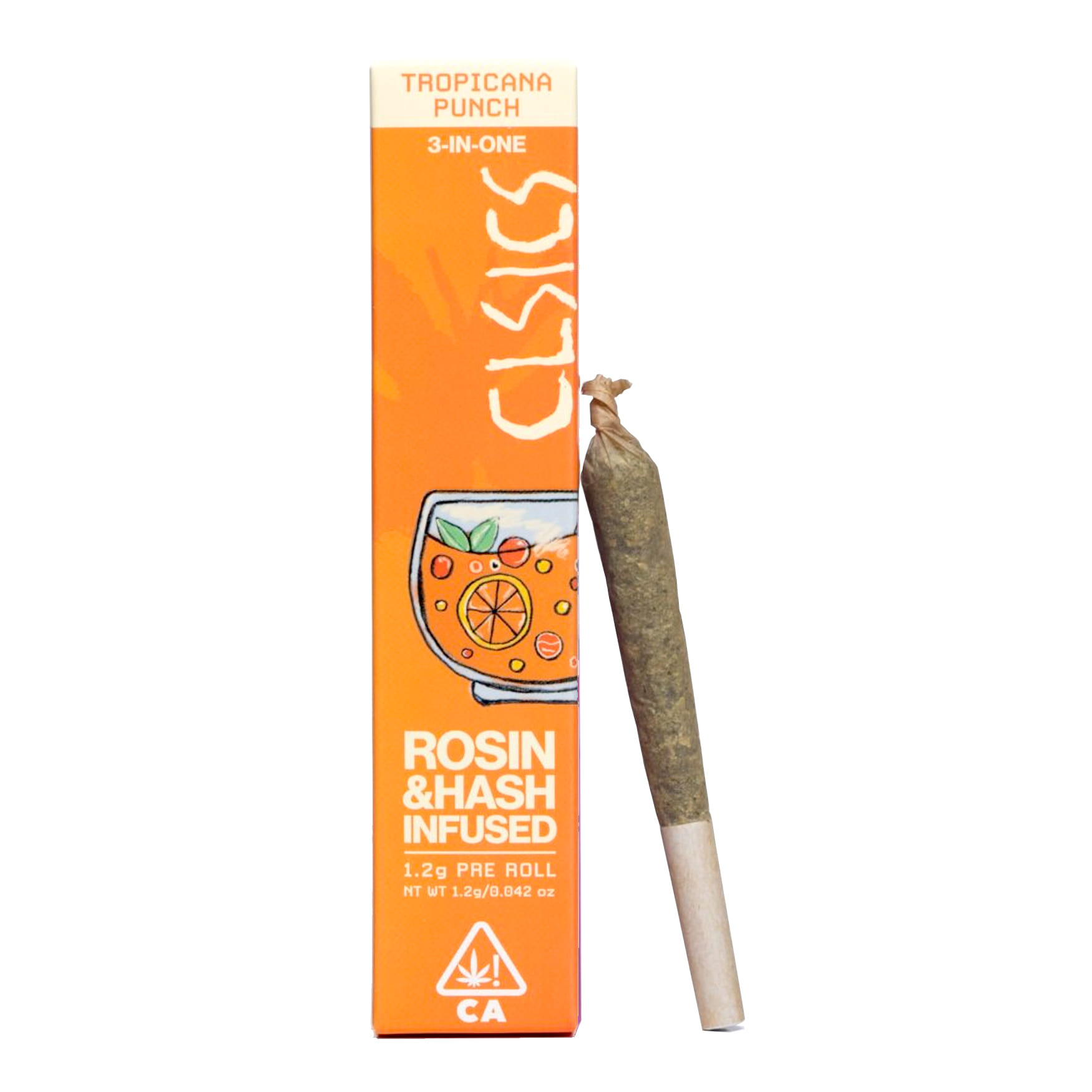 Tropicana Punch (S) Trifecta Hash 1.2g Pre Roll - CLSICS - Tropicana Punch (S) - $16 - Pre-Rolls