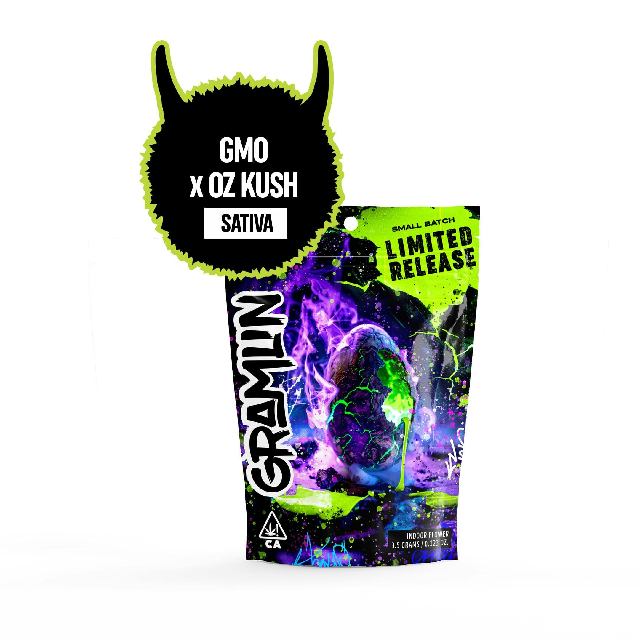 GMO x OZ Kush Flower 3.5g - Gramlin -  - $21.61 - Flowers