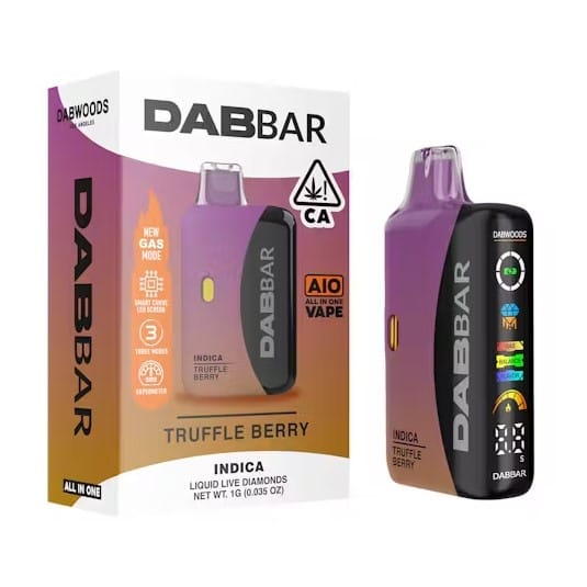 Dabwoods AIO - Truffle Berry - Liquid Live Diamonds Dabbar 3.0 All-In-One Vape - 1g - Dabwoods - AIO - $39.99 - Disposable Vape Pens (All In One)