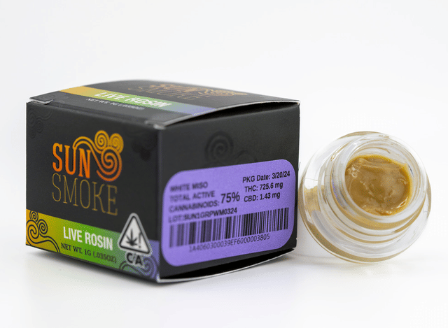 SunSmoke 1g Live Rosin