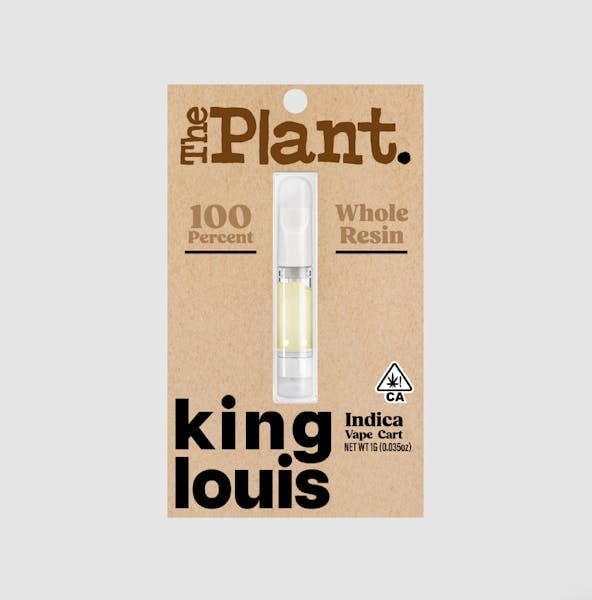 Plant King Louis 100% Whole Resin Vape Cart