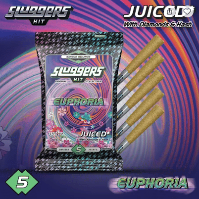 Euphoria Infused 5pk 3.5g - Sluggers - PR PK - $36 - Infused Preroll