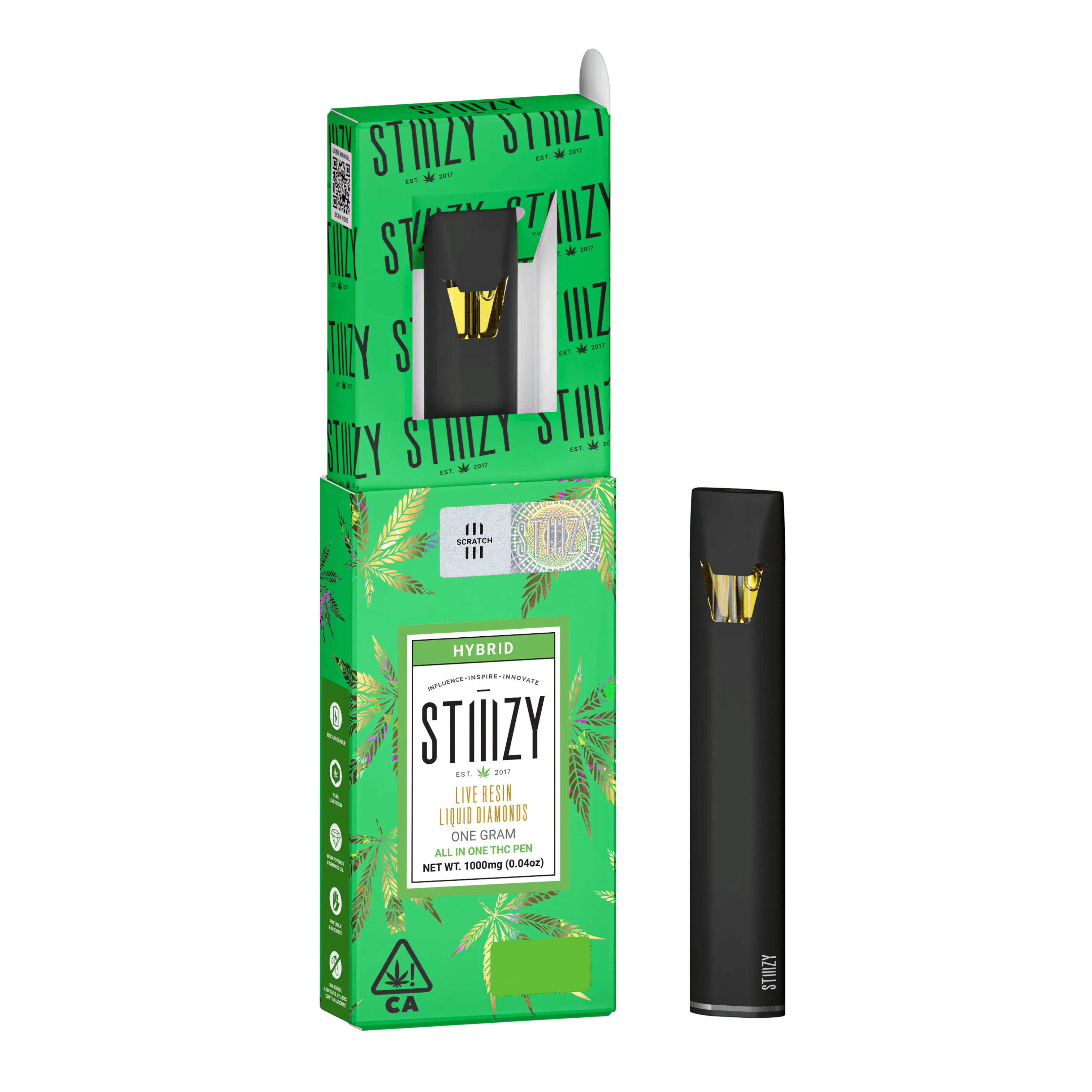 Pink Runtz | Live Resin Liquid Diamonds  All-In-One - 1g - STIIIZY -  - $35 - Disposables