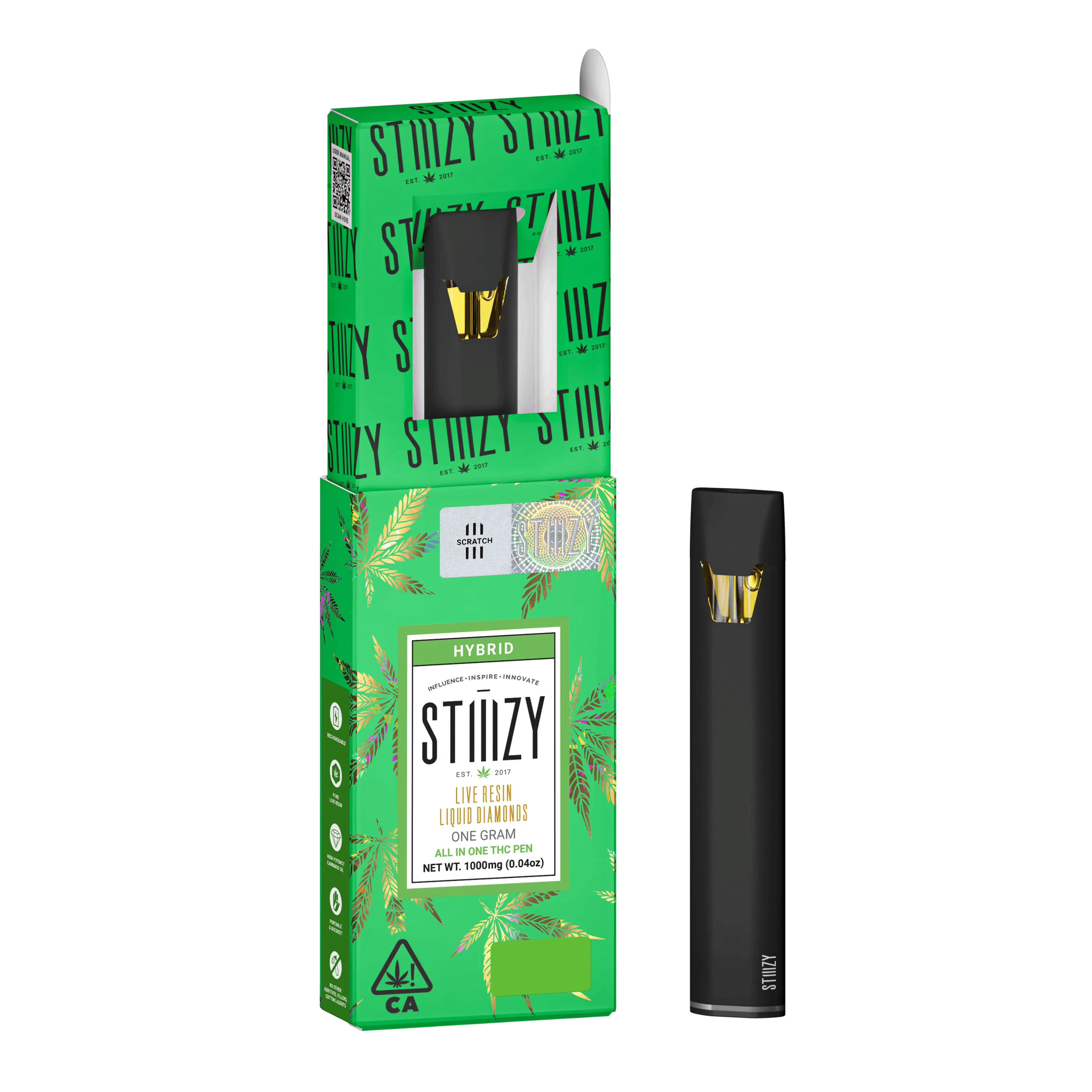 Pink Runtz | Live Resin Liquid Diamonds All-In-One - 1g - STIIIZY - - $35 - Disposables