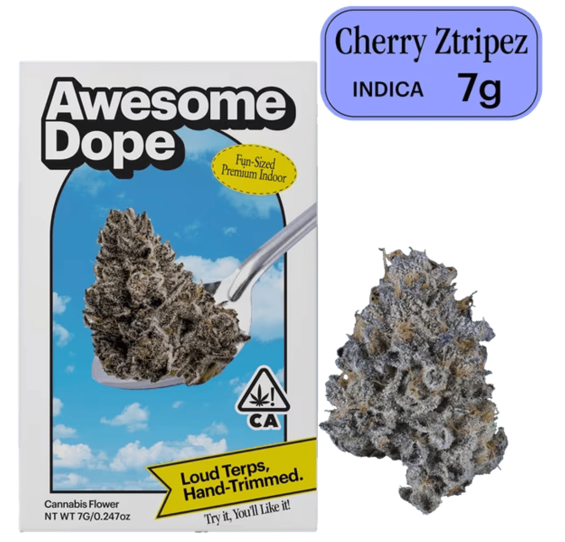 Awesome Dope: Indoor Flower 7g - Cherry Ztripez - Awesome Dope -  - $75 - Indoor Flower