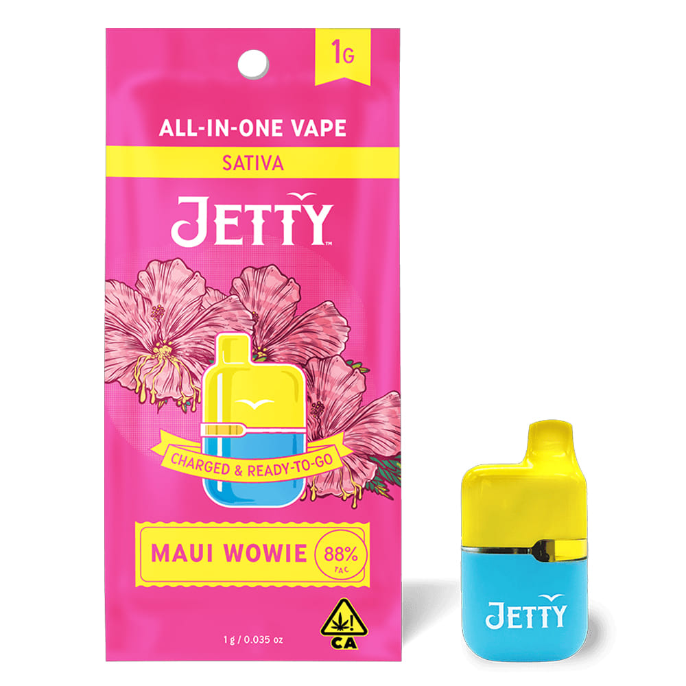 Maui Wowie (S) HIGH THC AIO 1g **SPECIAL PRICING** - Jetty - Maui Wowie  AIO - $32 - Vape Cartridge