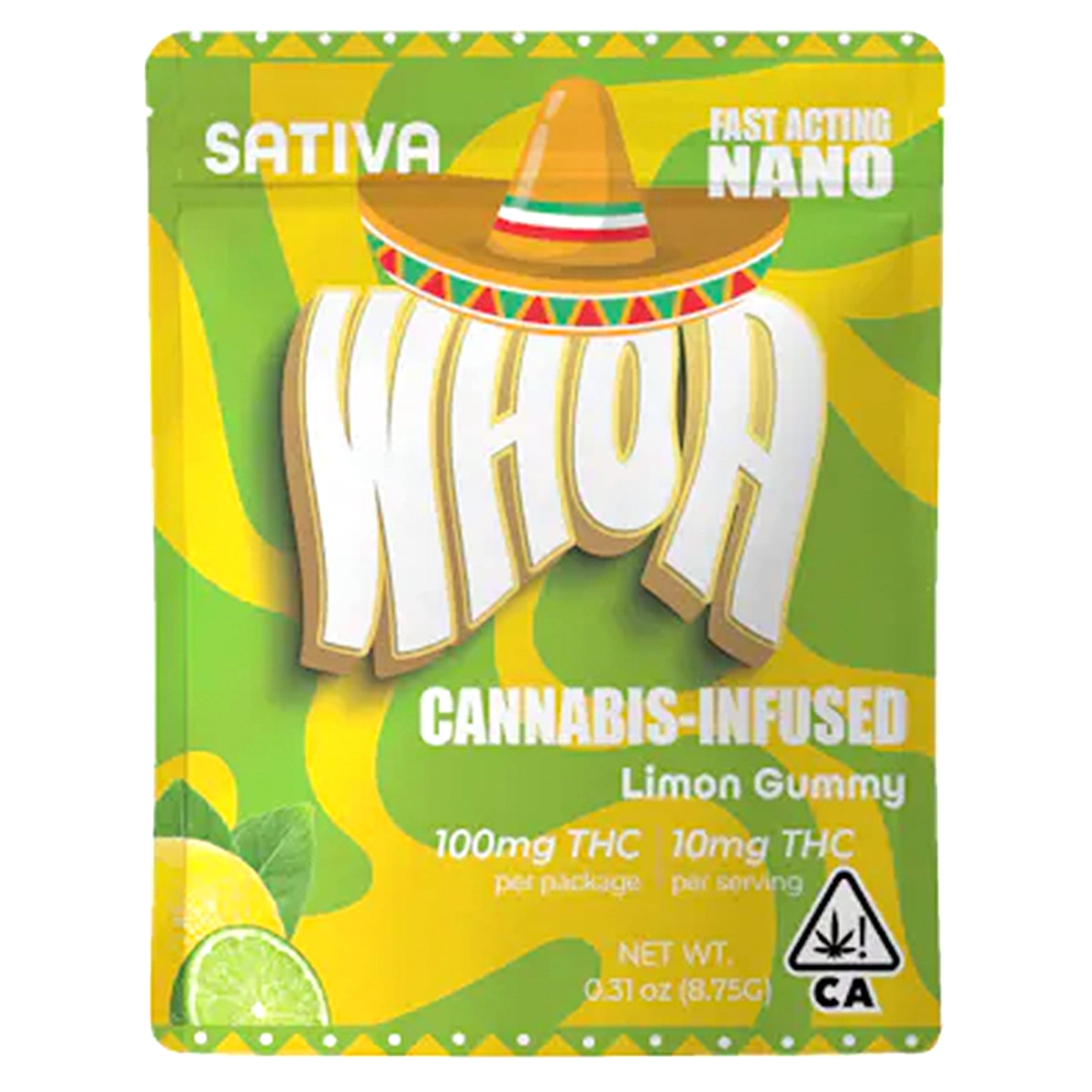 Limon  - 100mg Gummy *B2G1 EVERYDAY* - WHOA - Limon - $10 - Edibles