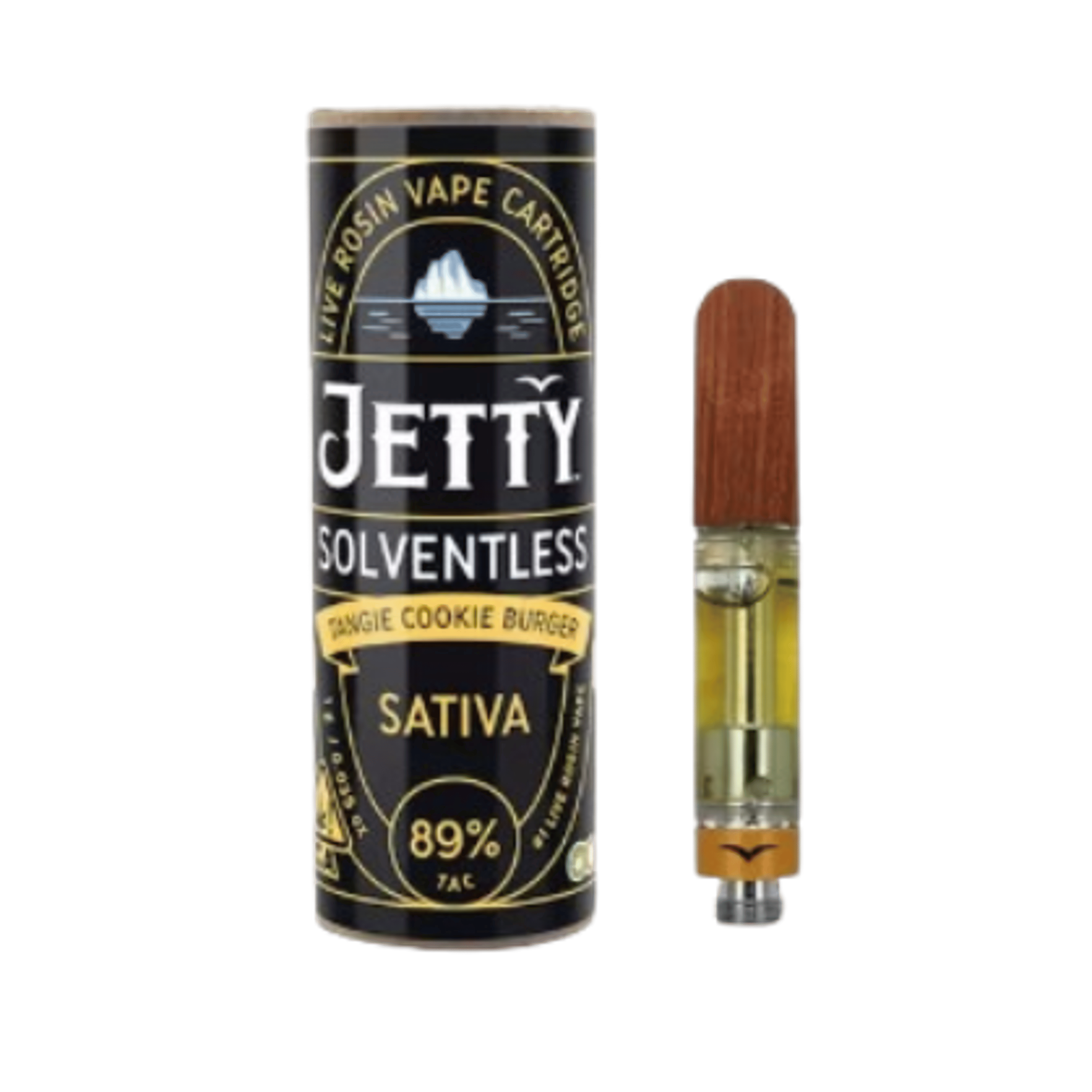 Tangie Cookie Burger - Ocal Solventless - Cart - Jetty Extracts - One Gram - $54.99 - Vape Cartridges (Universal 510 Battery Required)