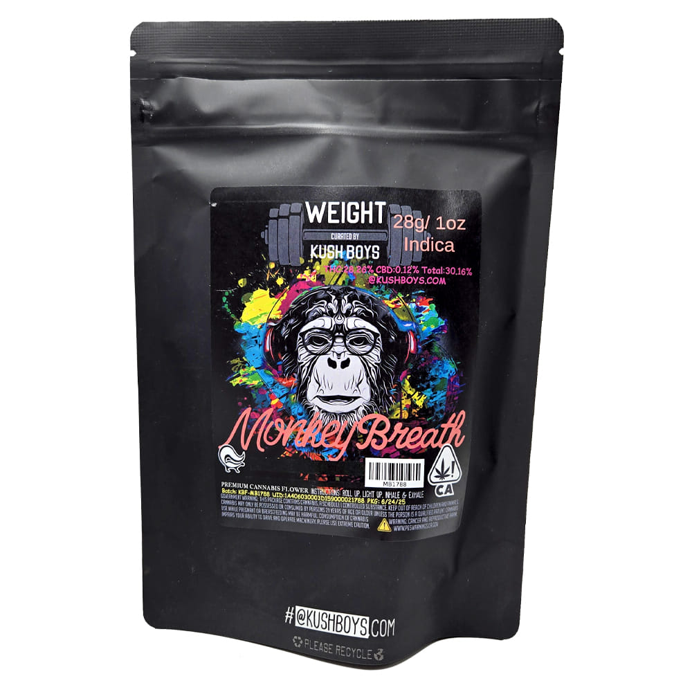 Monkey Breath 26.92% 28g - Kush Boys - Ounce - $65 - Flower